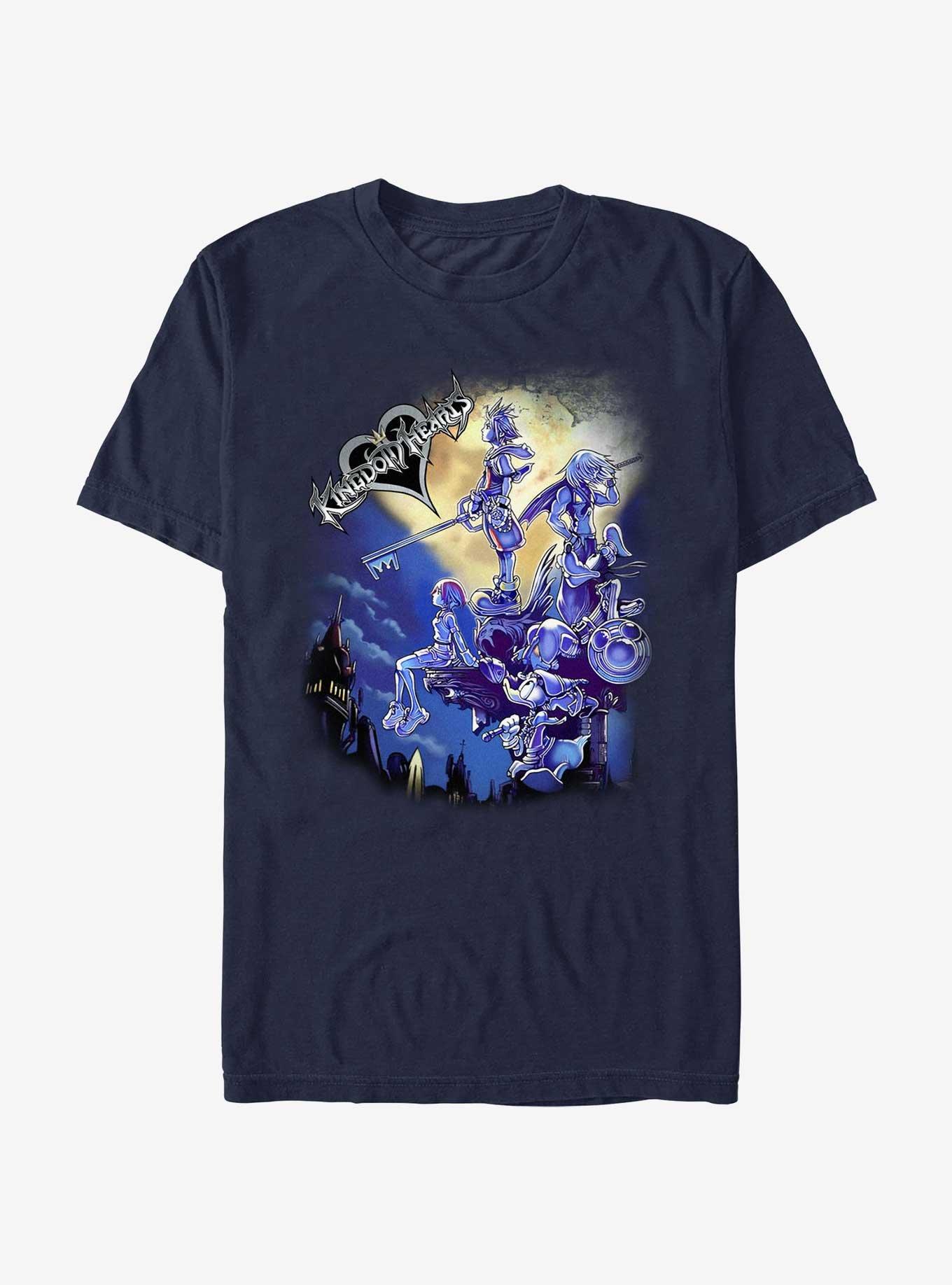 Disney Kingdom Hearts Large Haven T-Shirt, NAVY, hi-res