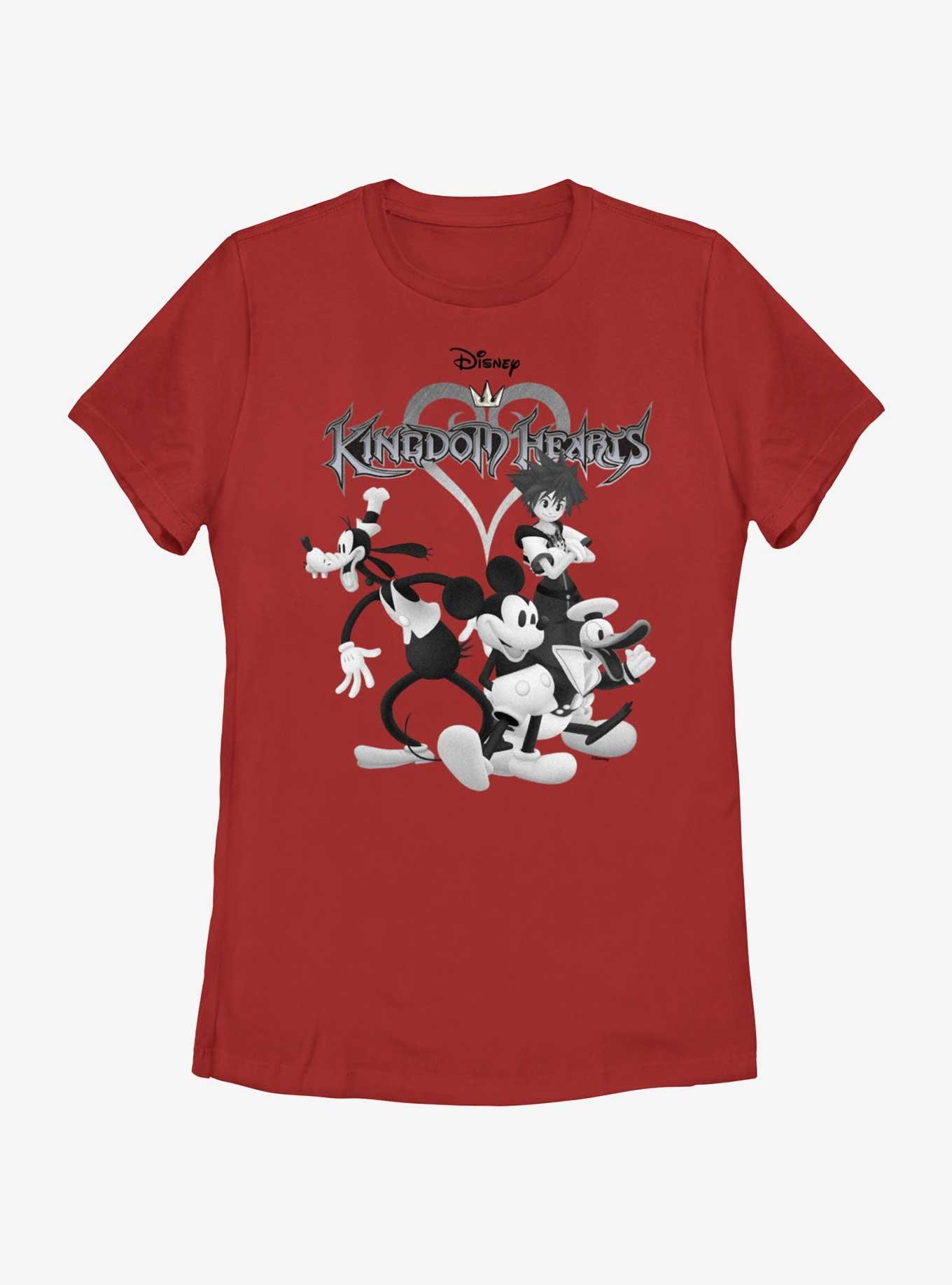 Disney Kingdom Hearts Retro Team Womens T-Shirt, , hi-res