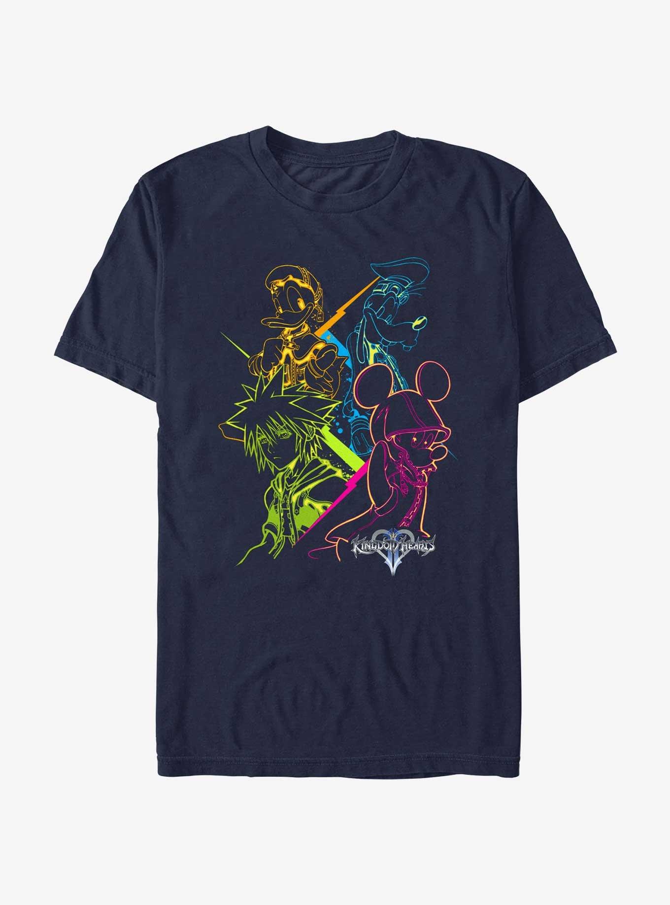 Disney Kingdom Hearts Kingdom Color T-Shirt, NAVY, hi-res