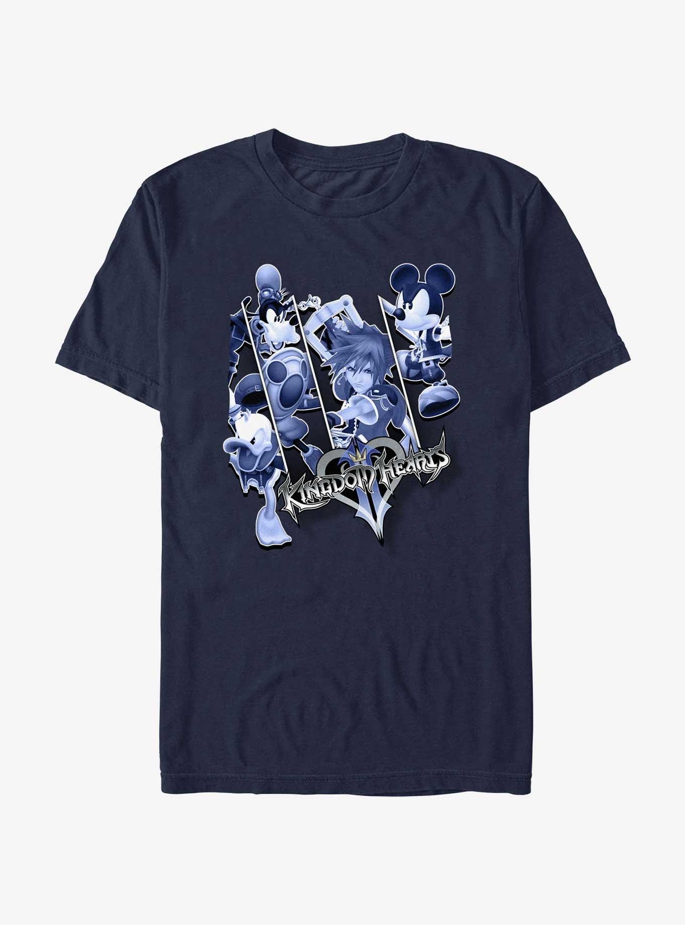 Disney Kingdom Hearts Tonal Flush T-Shirt, , hi-res