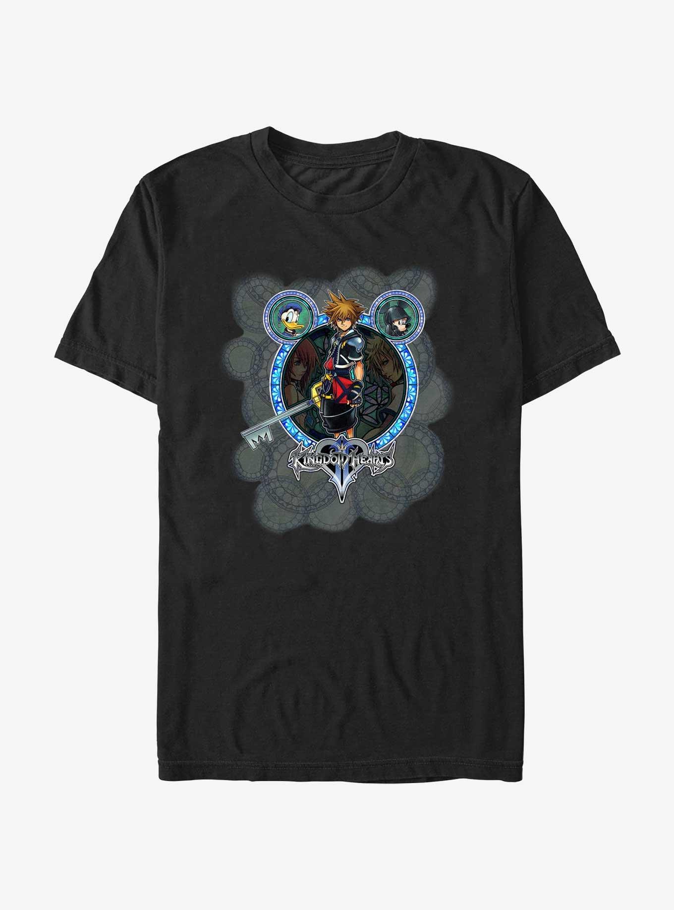 Disney Kingdom Hearts Stain Glass Hero T-Shirt, , hi-res