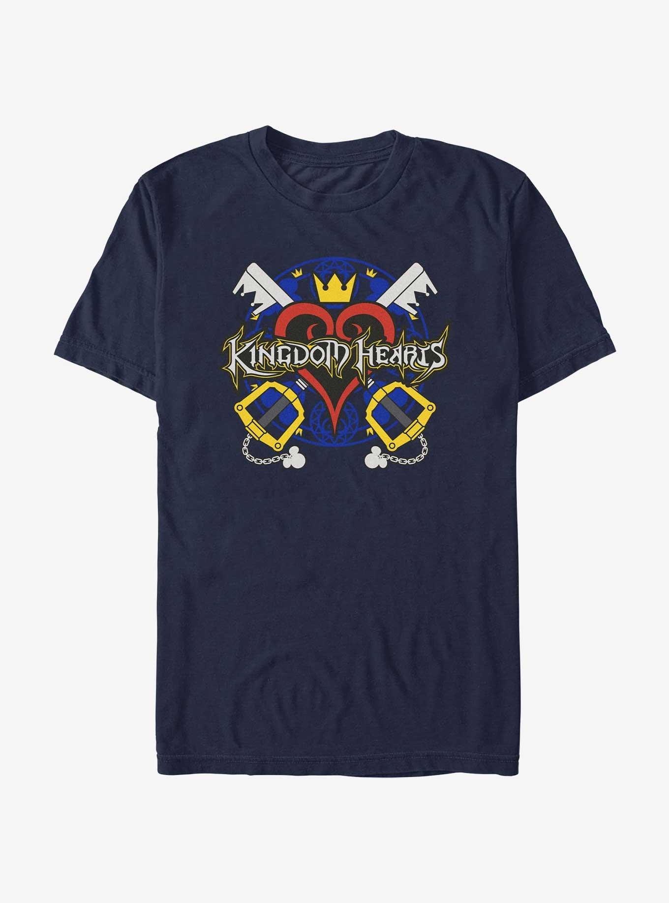 Disney Kingdom Hearts Keyblade Seal T-Shirt, NAVY, hi-res