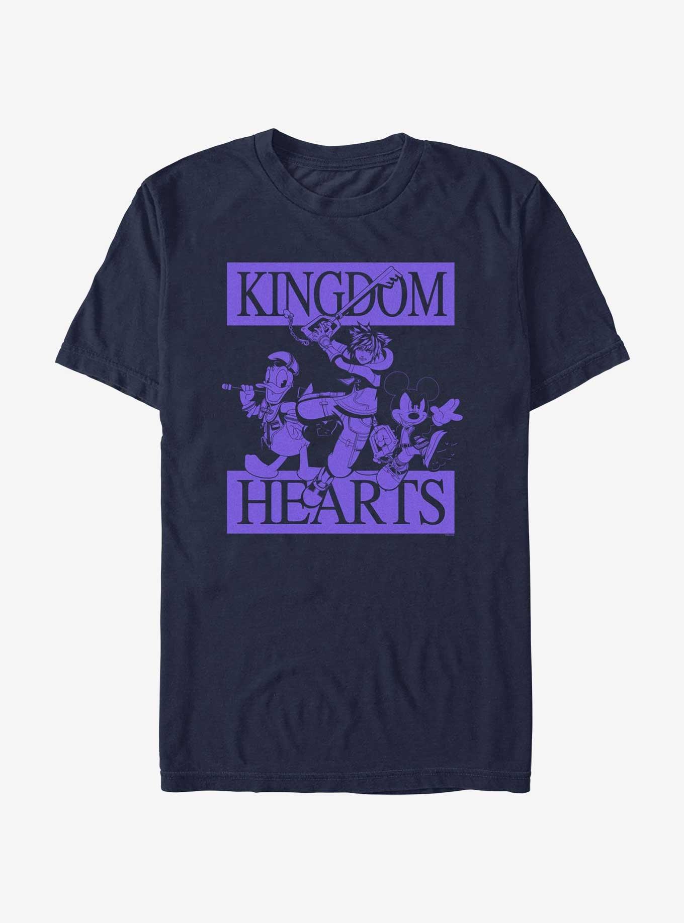 Disney Kingdom Hearts Be Squared T-Shirt, , hi-res