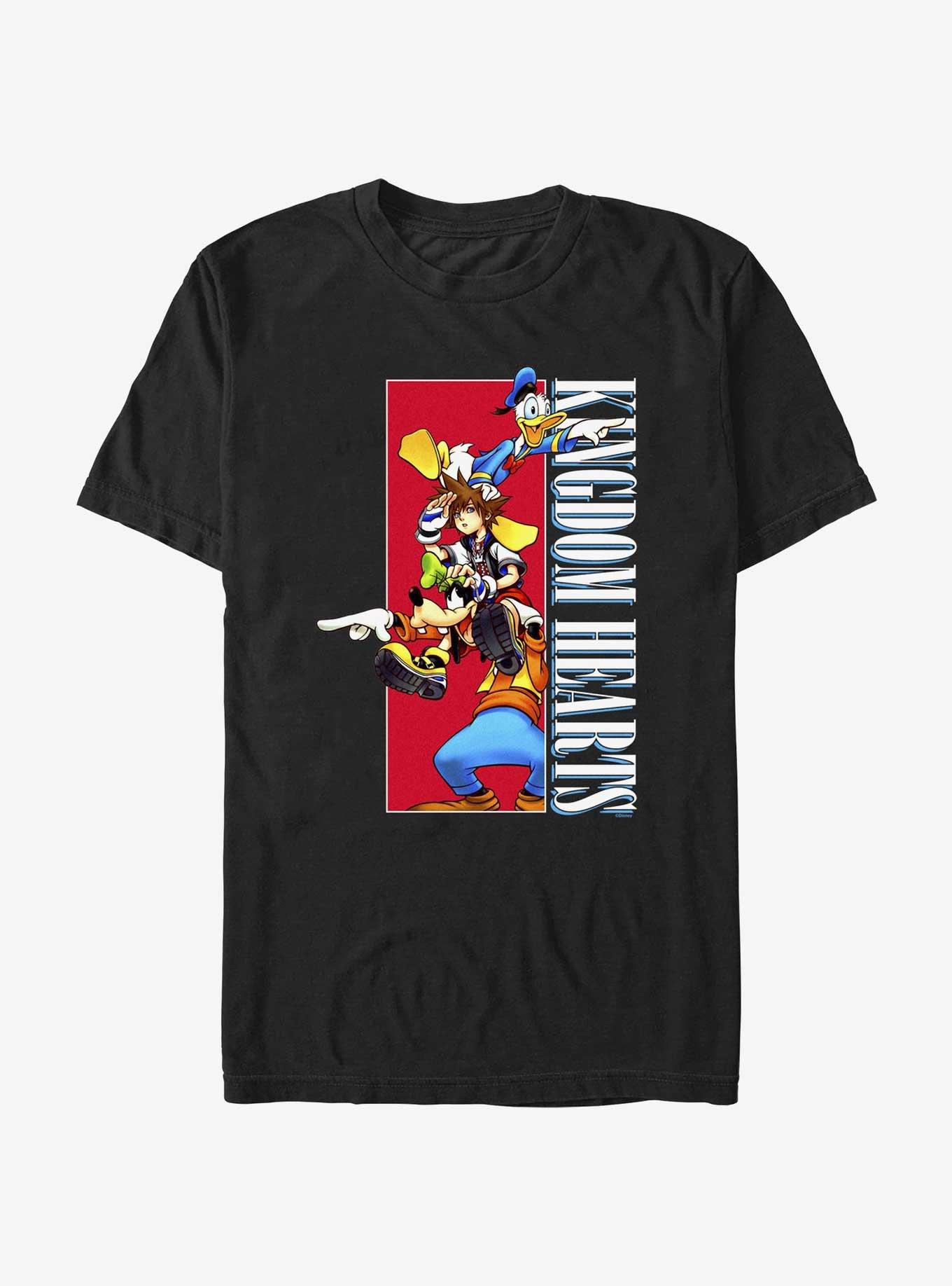 Disney Kingdom Hearts Group Box T-Shirt, BLACK, hi-res