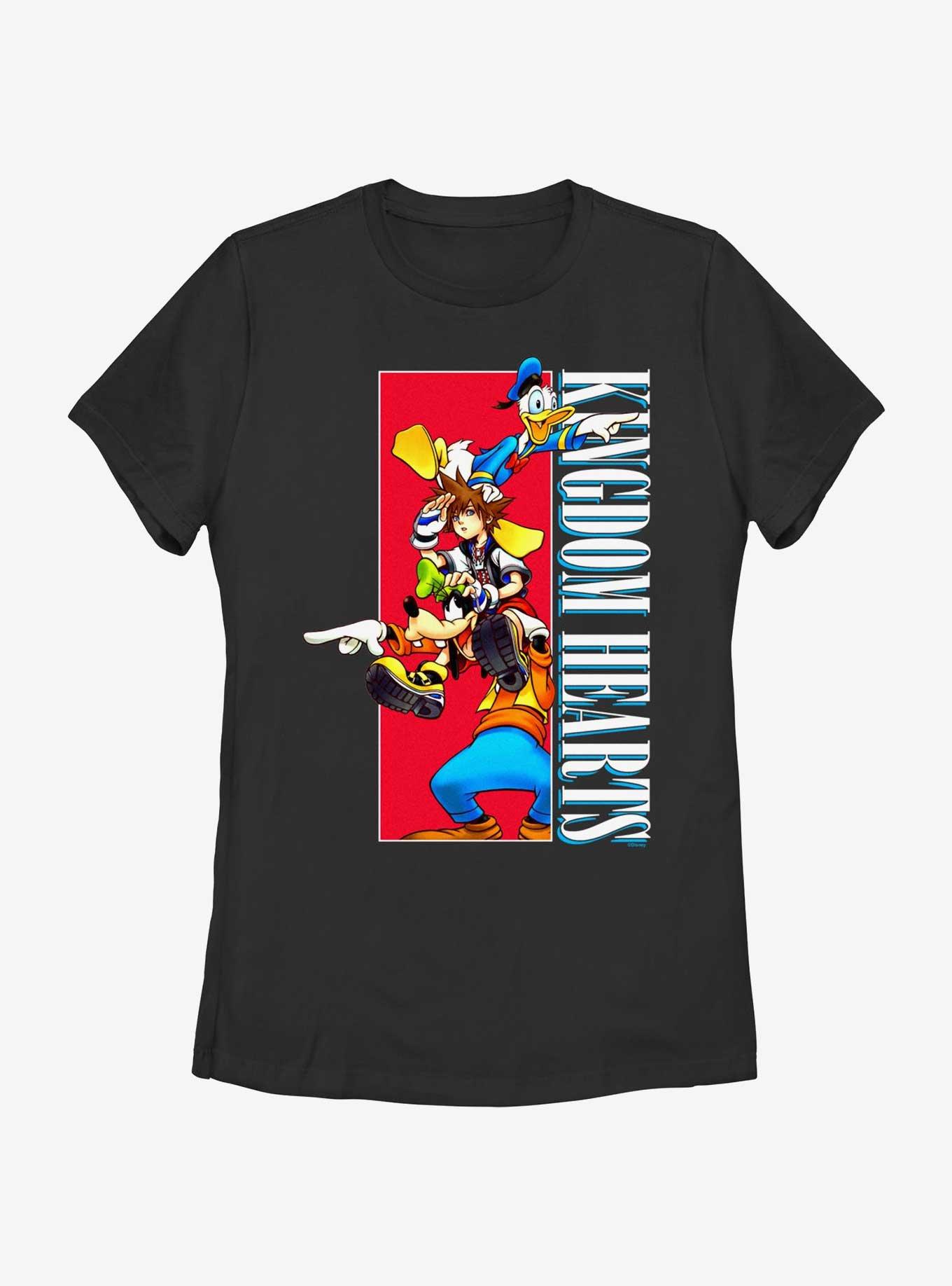 Disney Kingdom Hearts Group Box Womens T-Shirt