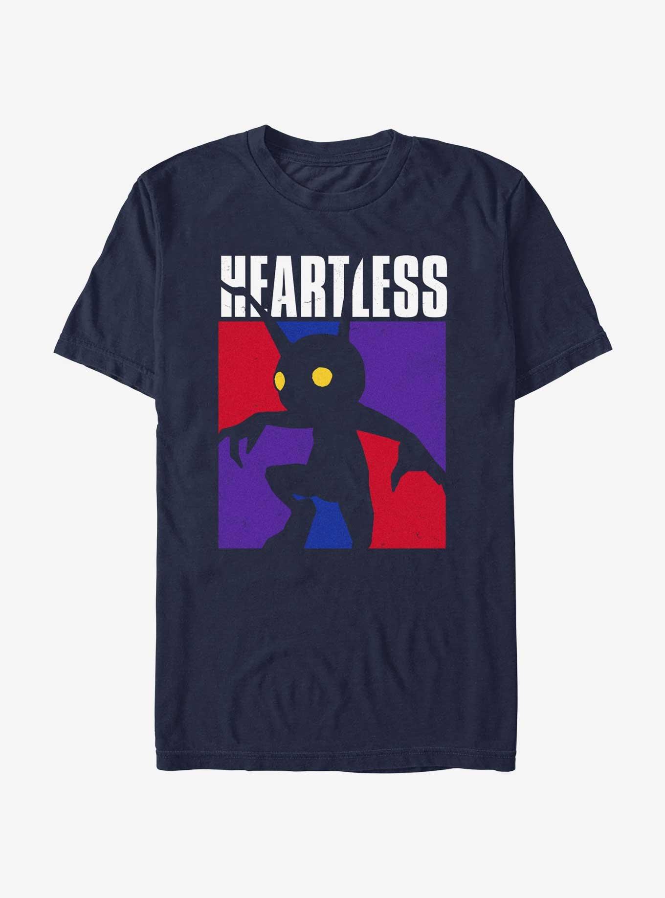 Disney Kingdom Hearts Heartless T-Shirt, NAVY, hi-res