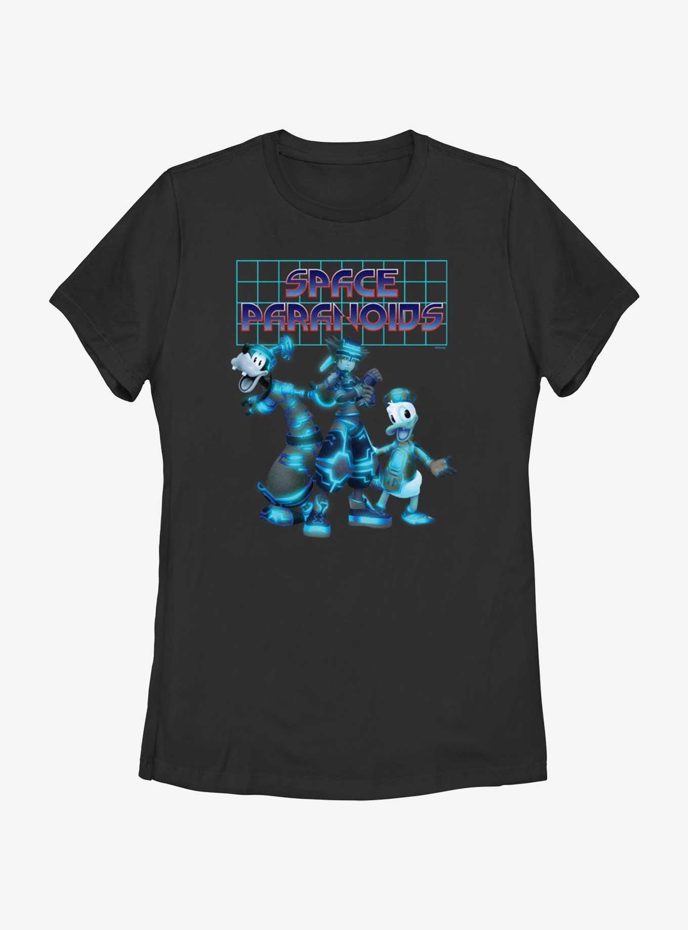 Disney Kingdom Hearts Space Paranoids Womens T-Shirt, BLACK, hi-res