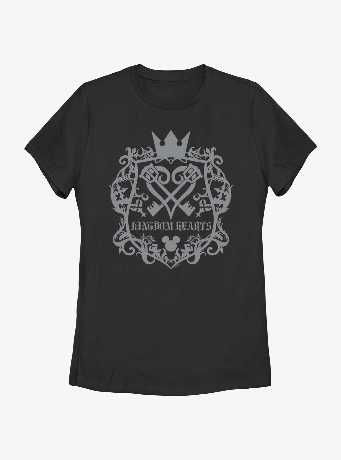 Disney Kingdom Hearts Crest Womens T-Shirt