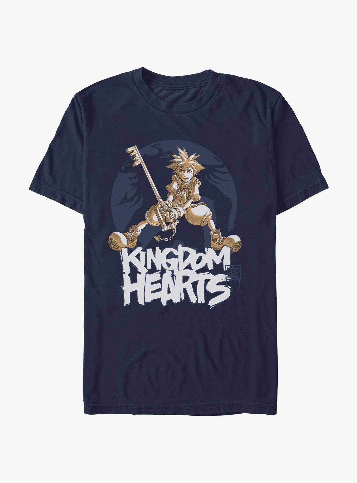 Disney Kingdom Hearts Lurking Darkness T-Shirt, NAVY, hi-res