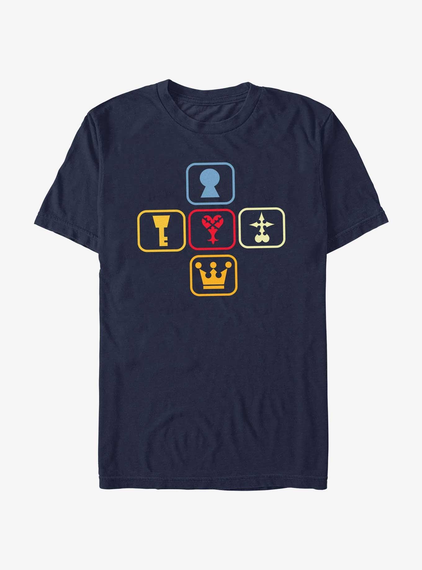 Disney Kingdom Hearts 5 Icons T-Shirt, , hi-res