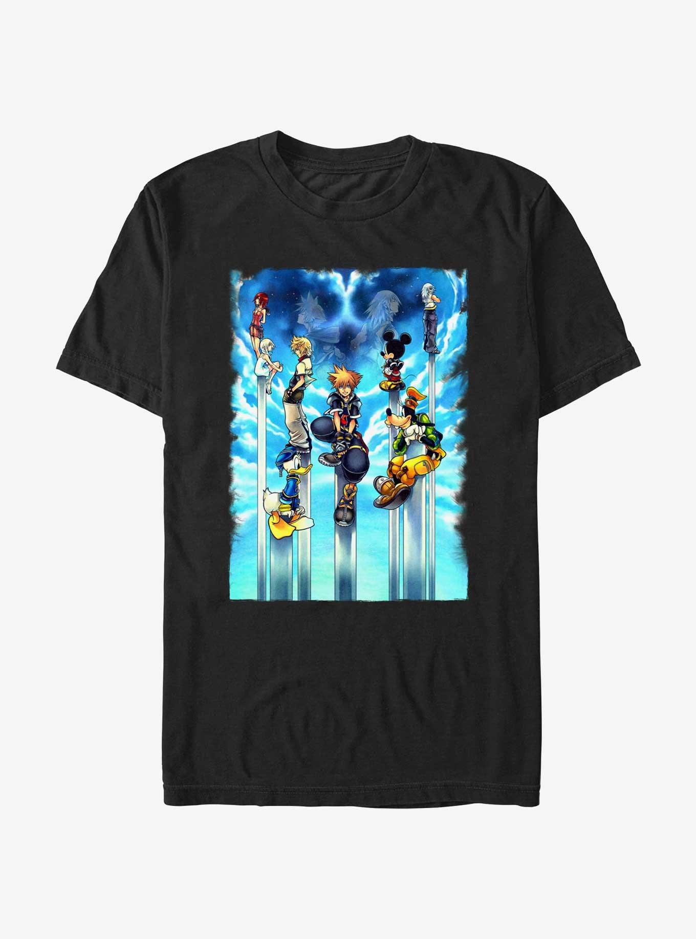 Disney Kingdom Hearts Sky Kingdom T-Shirt, BLACK, hi-res