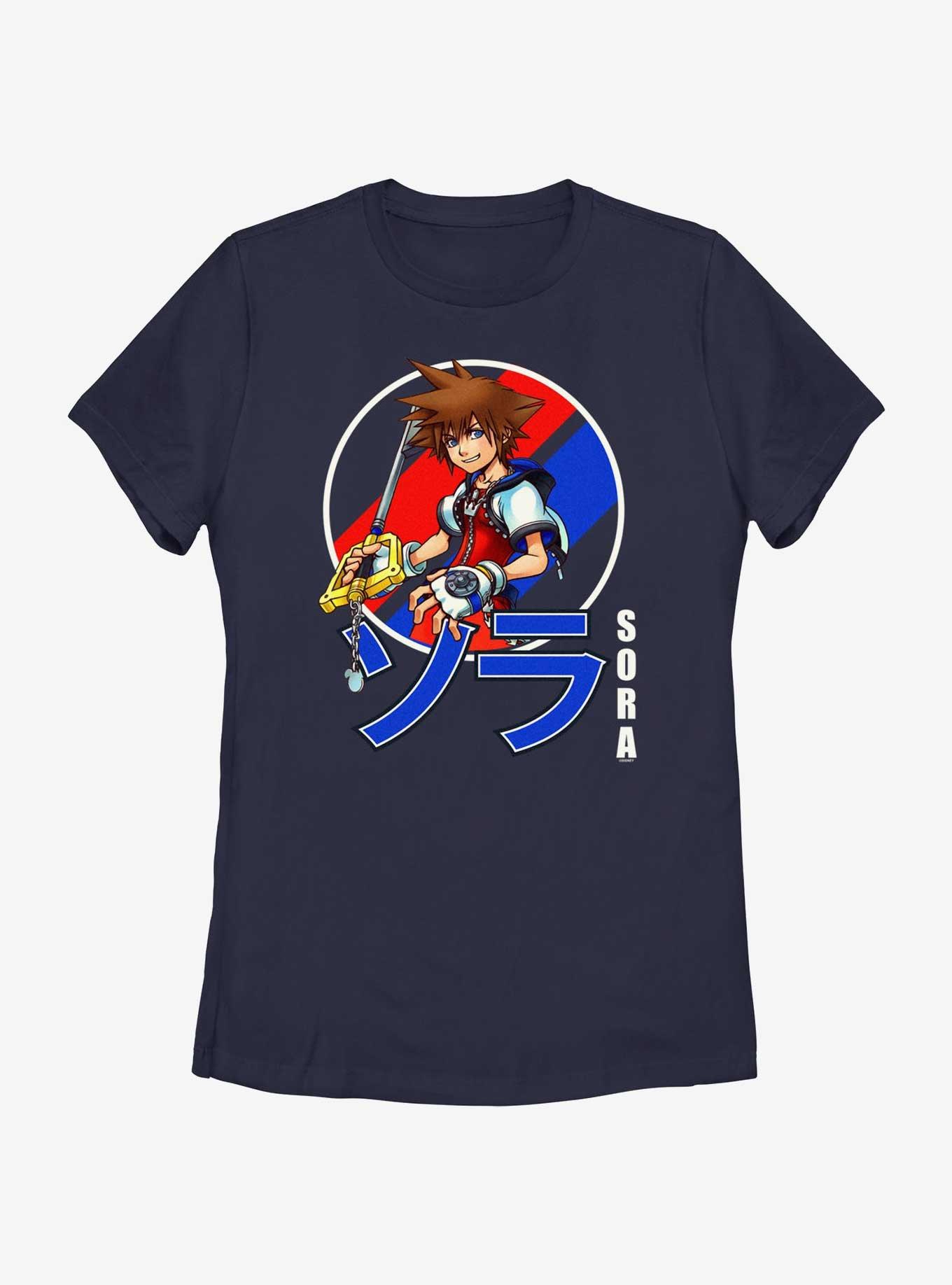 Disney Kingdom Hearts Sora Classic Anime Womens T-Shirt, , hi-res