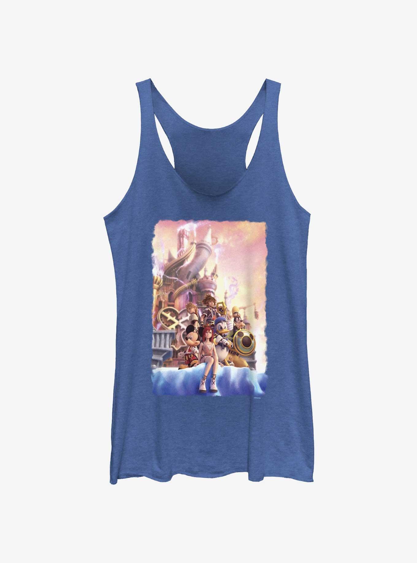 Disney Kingdom Hearts Sunset Castle Womens Tank Top, , hi-res