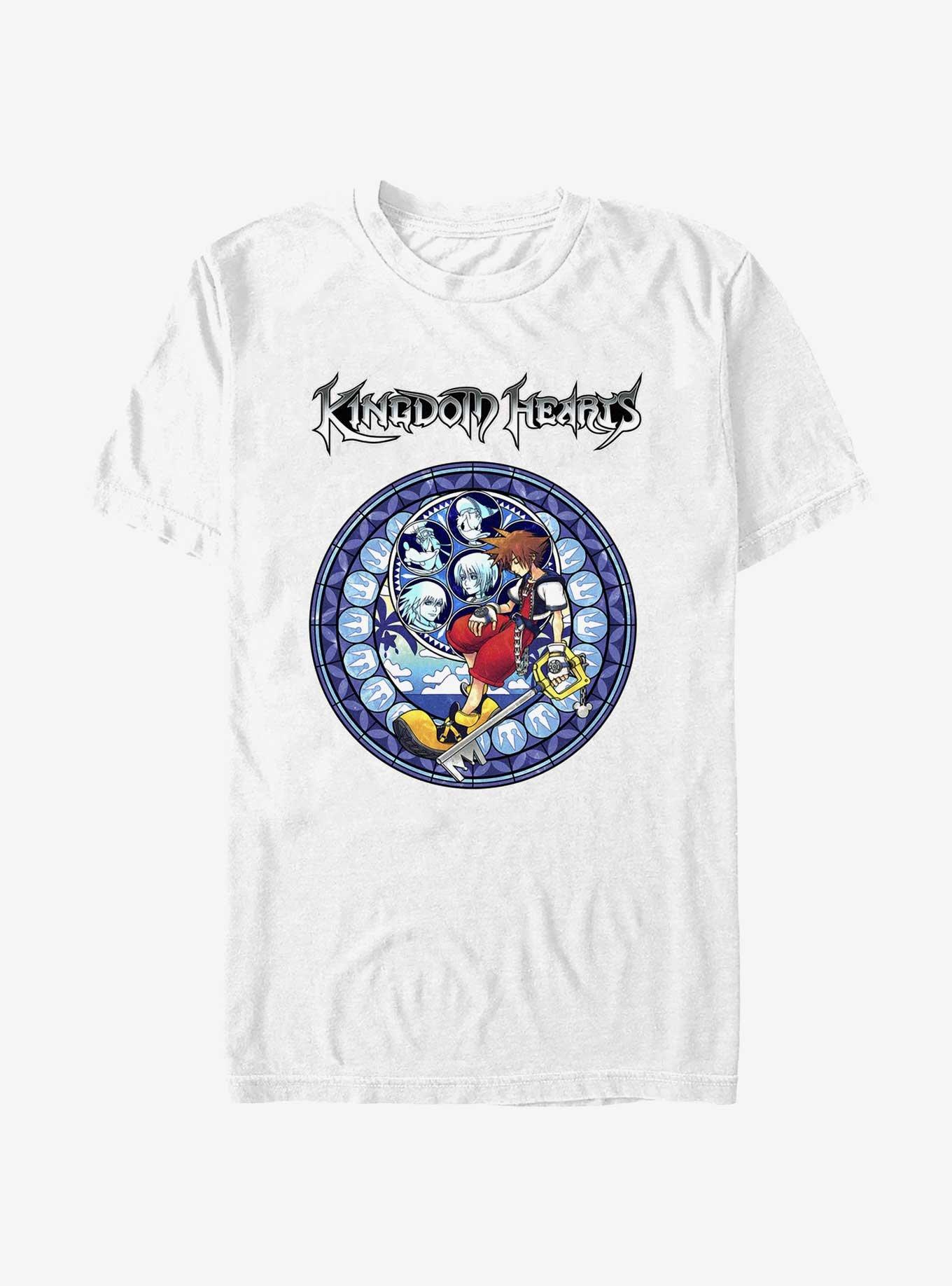 Disney Kingdom Hearts Circular Logic T-Shirt, WHITE, hi-res view 1