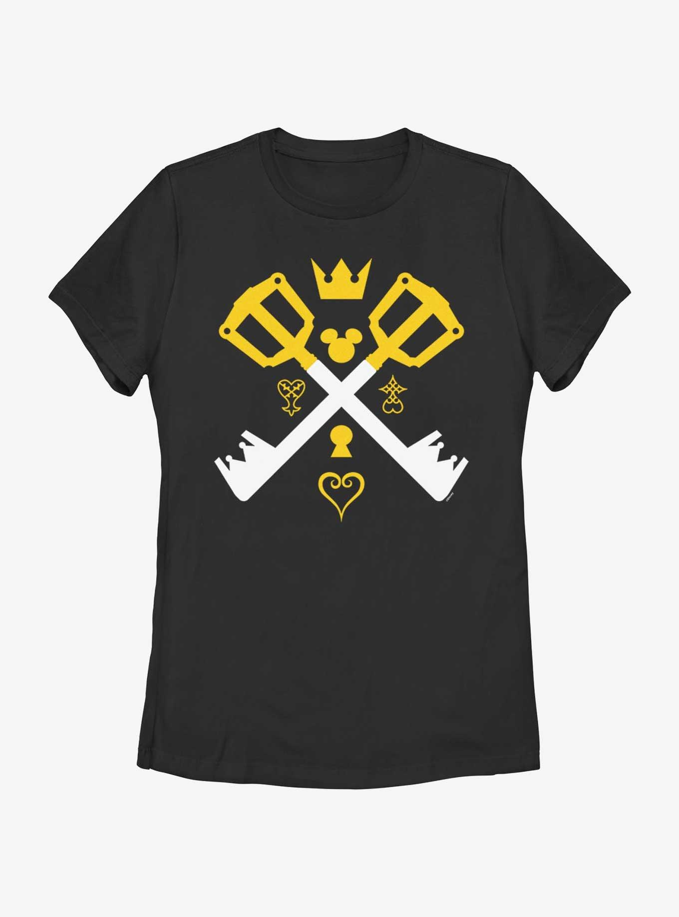 Disney Kingdom Hearts Cross Keys Womens T-Shirt, , hi-res