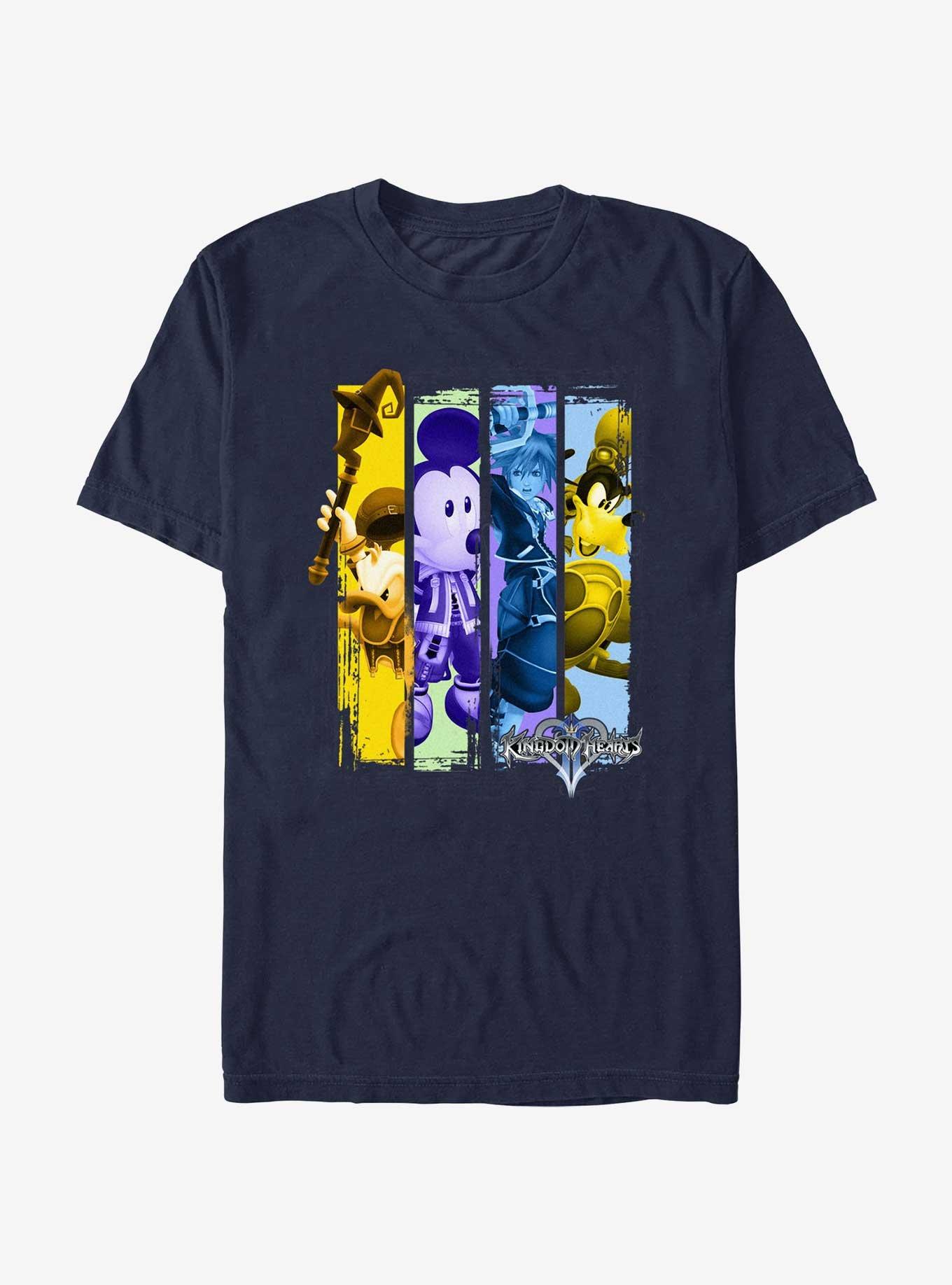 Disney Kingdom Hearts Fun Bars T-Shirt, NAVY, hi-res