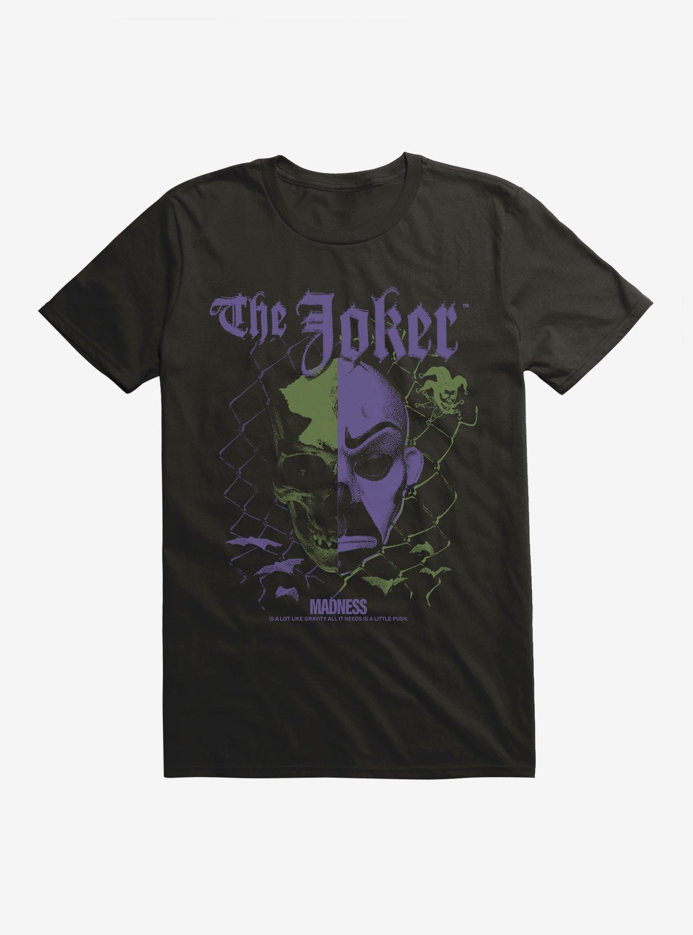 Batman The Joker Madness Is Like Gravity T-Shirt, , hi-res