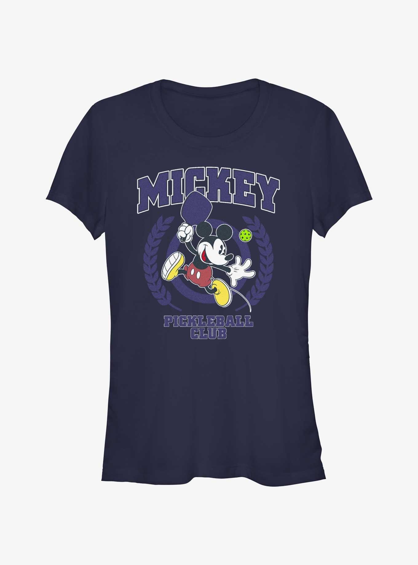 Disney Mickey Mouse Pickleball Club Girls T-Shirt, NAVY, hi-res