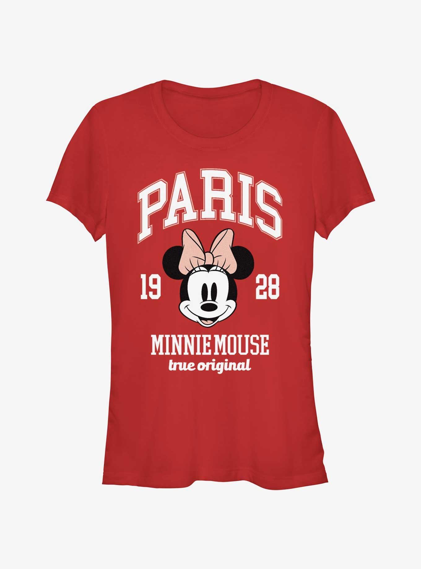 Disney Minnie Mouse Paris 1928 Girls T-Shirt