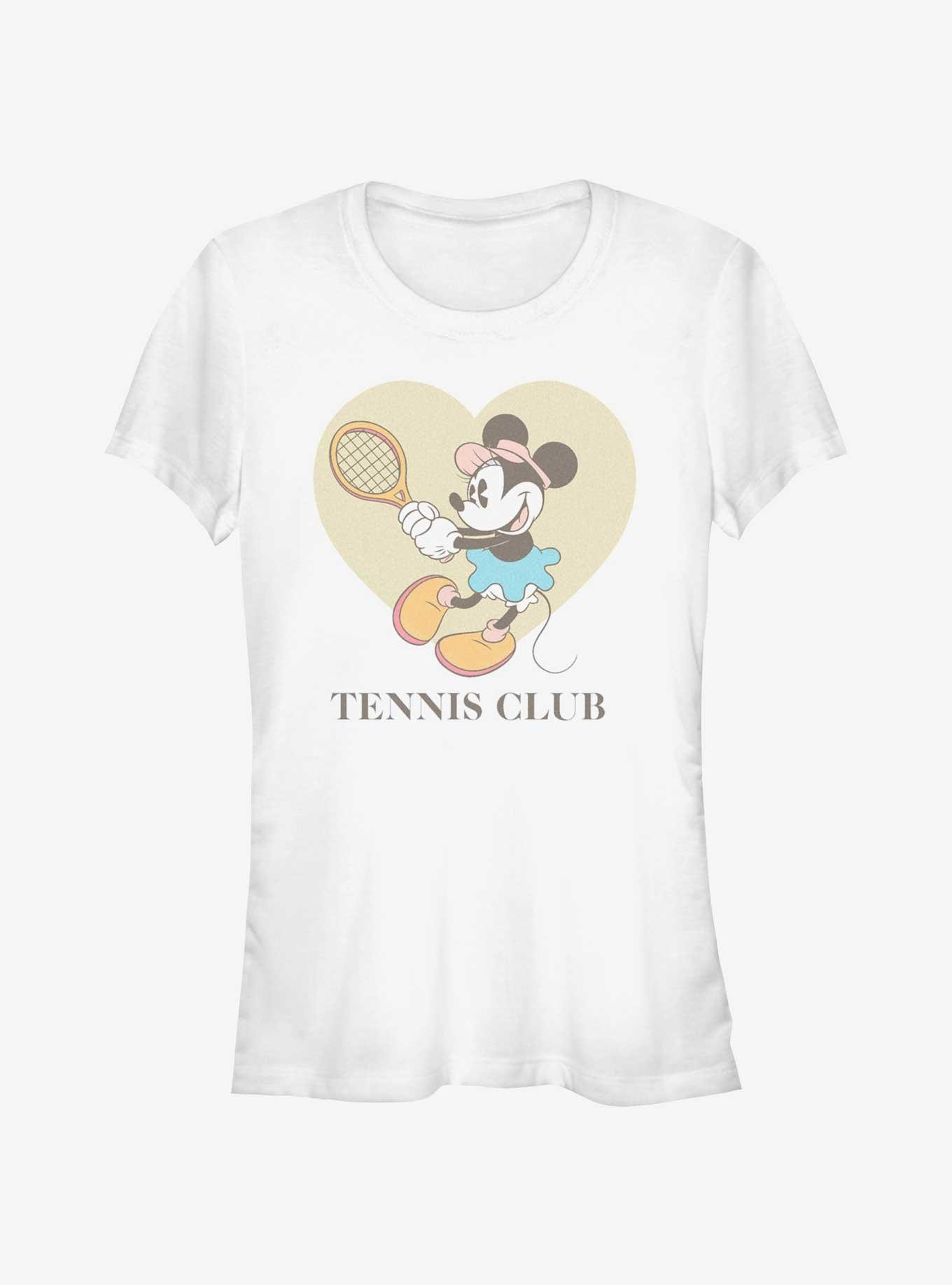 Disney Minnie Mouse Minnie's Tennis Club Girls T-Shirt, WHITE, hi-res