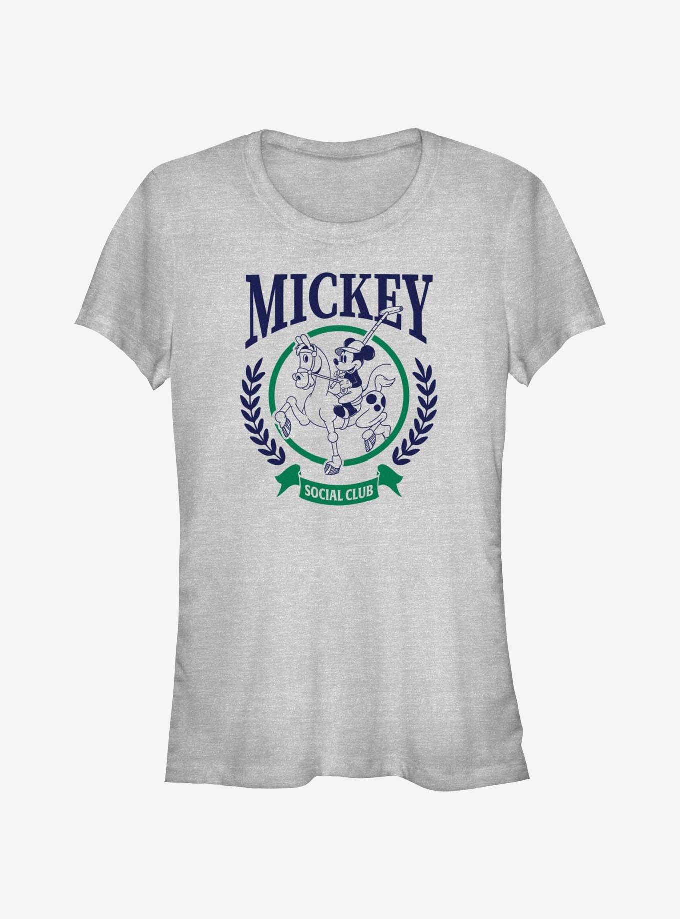 Disney Mickey Mouse Social Club Girls T-Shirt, ATH HTR, hi-res