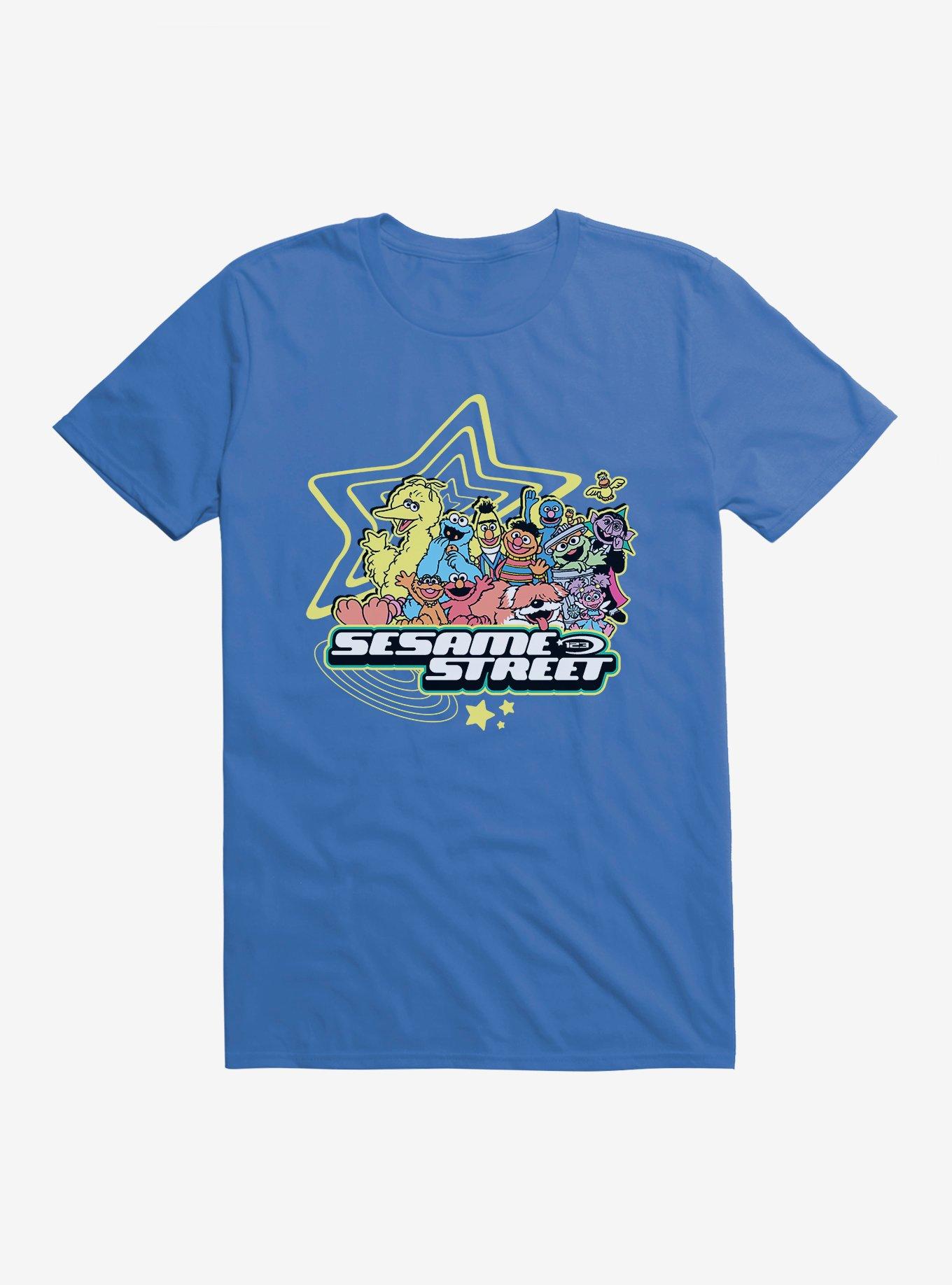 Sesame Street Group Star Portrait T-Shirt