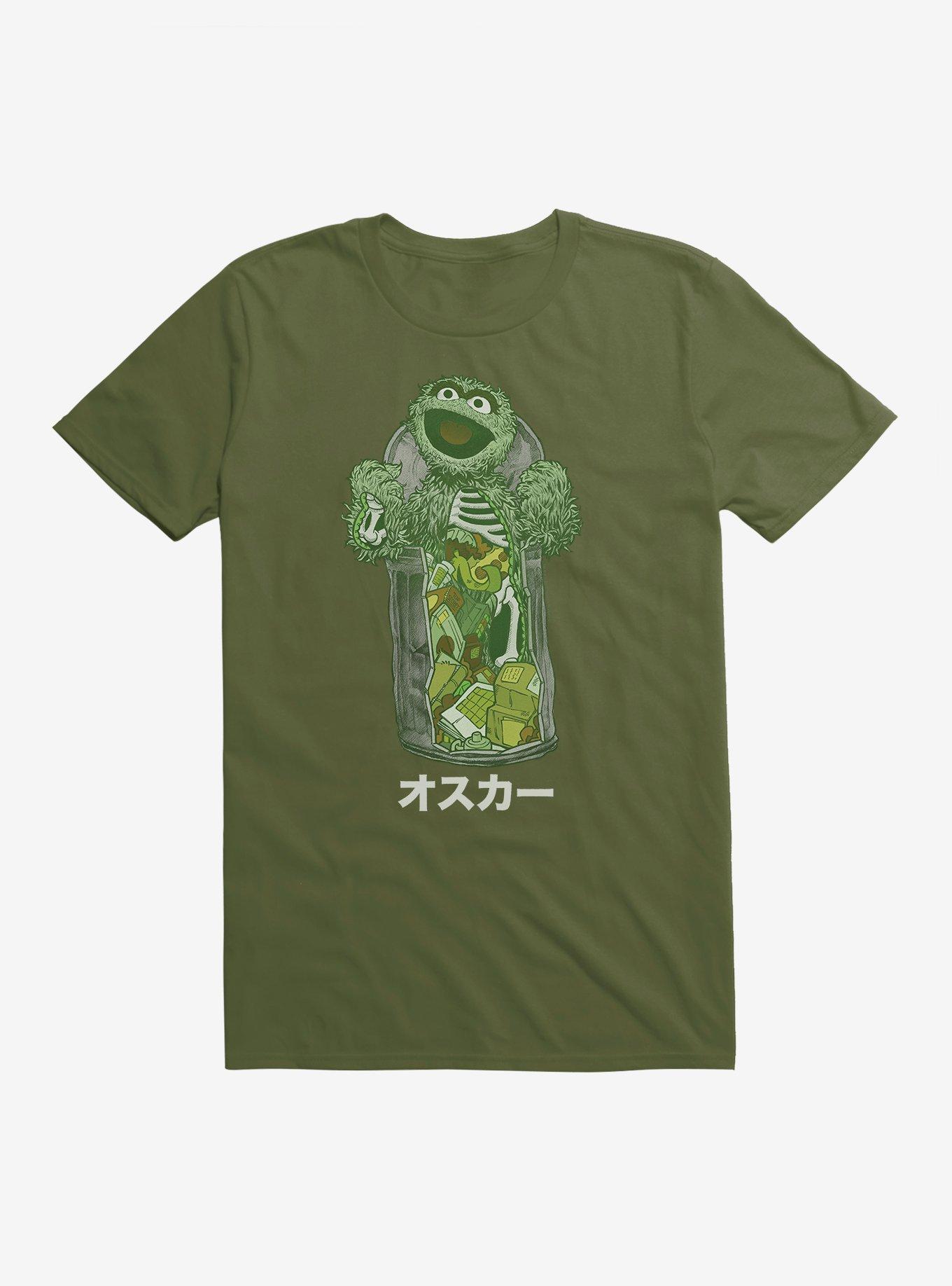 Sesame Street Oscar The Grouch Anatomy T-Shirt, , hi-res