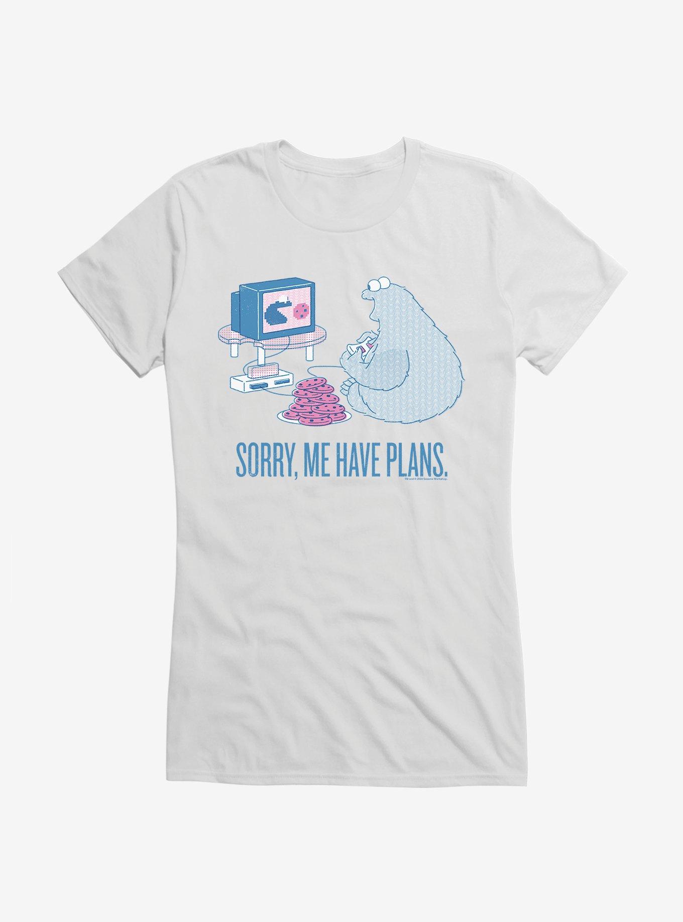 Sesame Street Cookie Monster Sorry Me Have Plans Girls T-Shirt, , hi-res