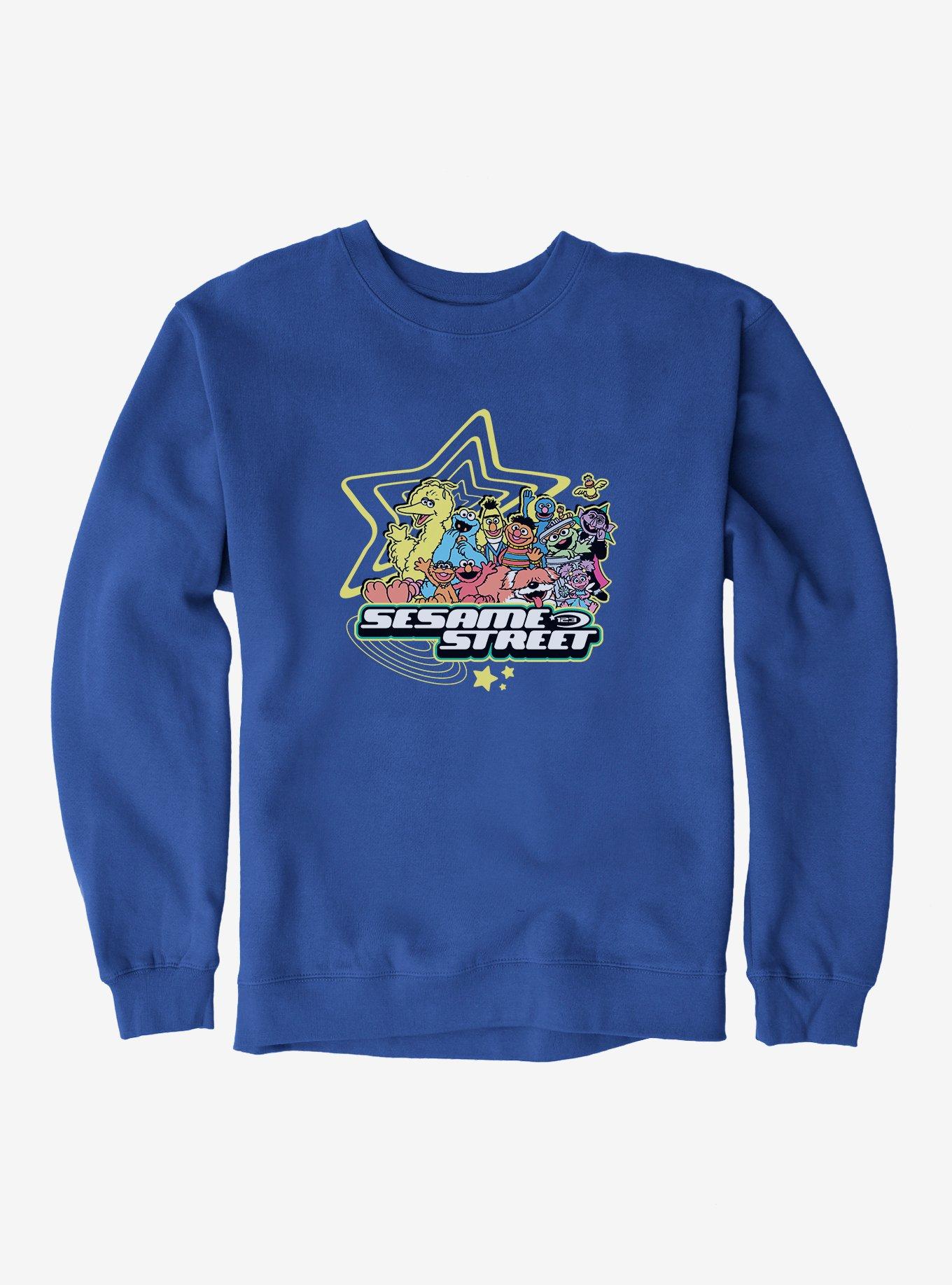 Sesame Street Group Star Portrait Sweatshirt, , hi-res