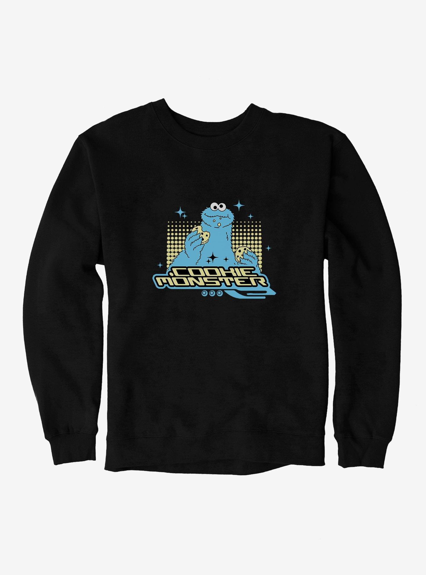 Sesame Street Cookie Monster Eating Action Sweatshirt, , hi-res