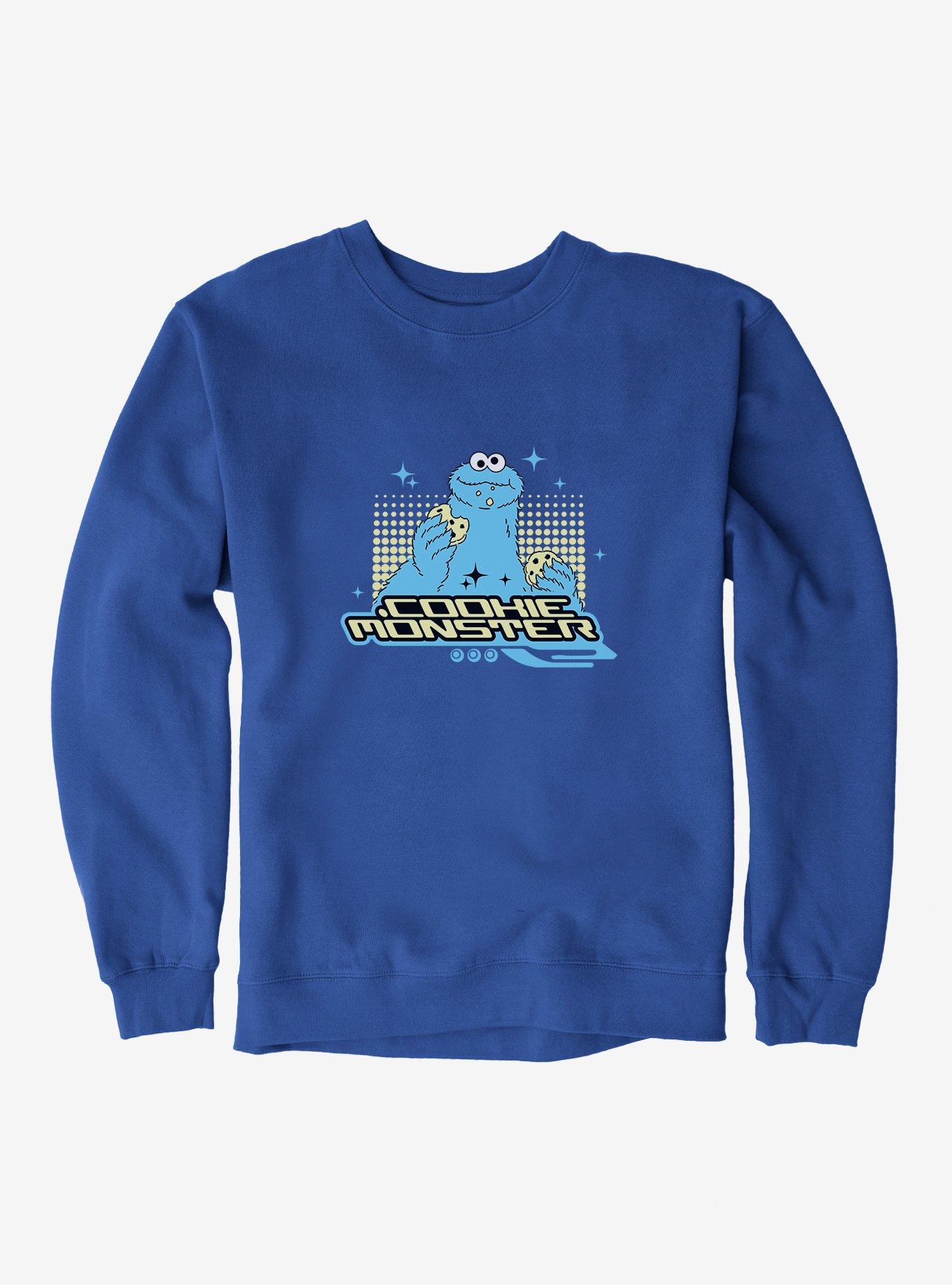 Sesame Street Cookie Monster Eating Action Sweatshirt, , hi-res