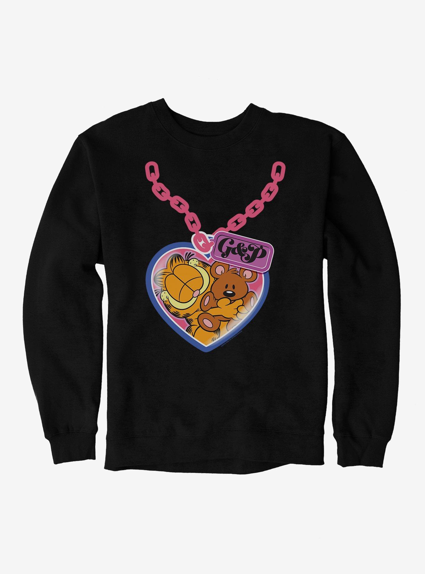 Garfield Heart Chain With Pooky Sweatshirt, , hi-res