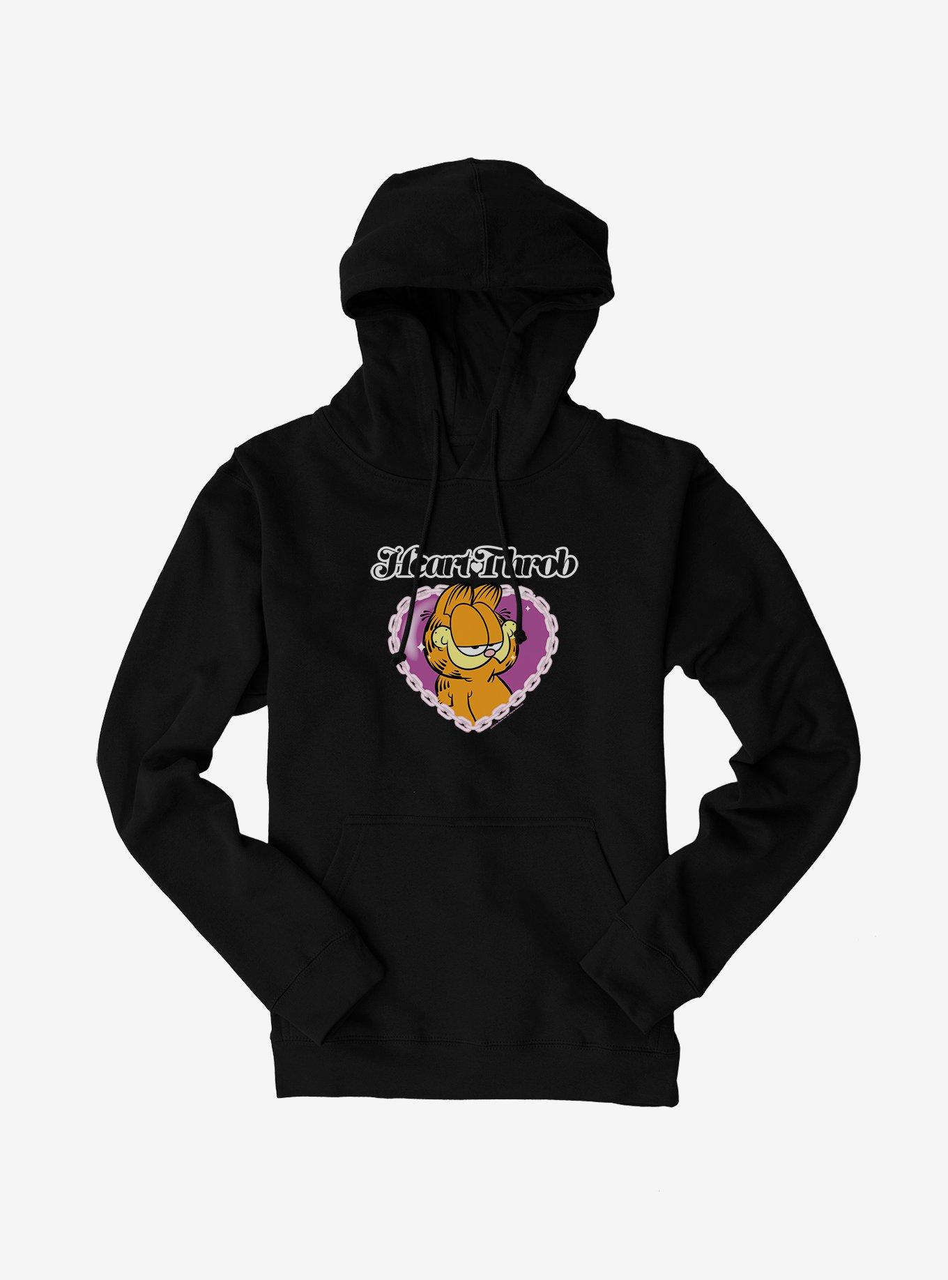 Garfield Heart Throb Hoodie, BLACK, hi-res