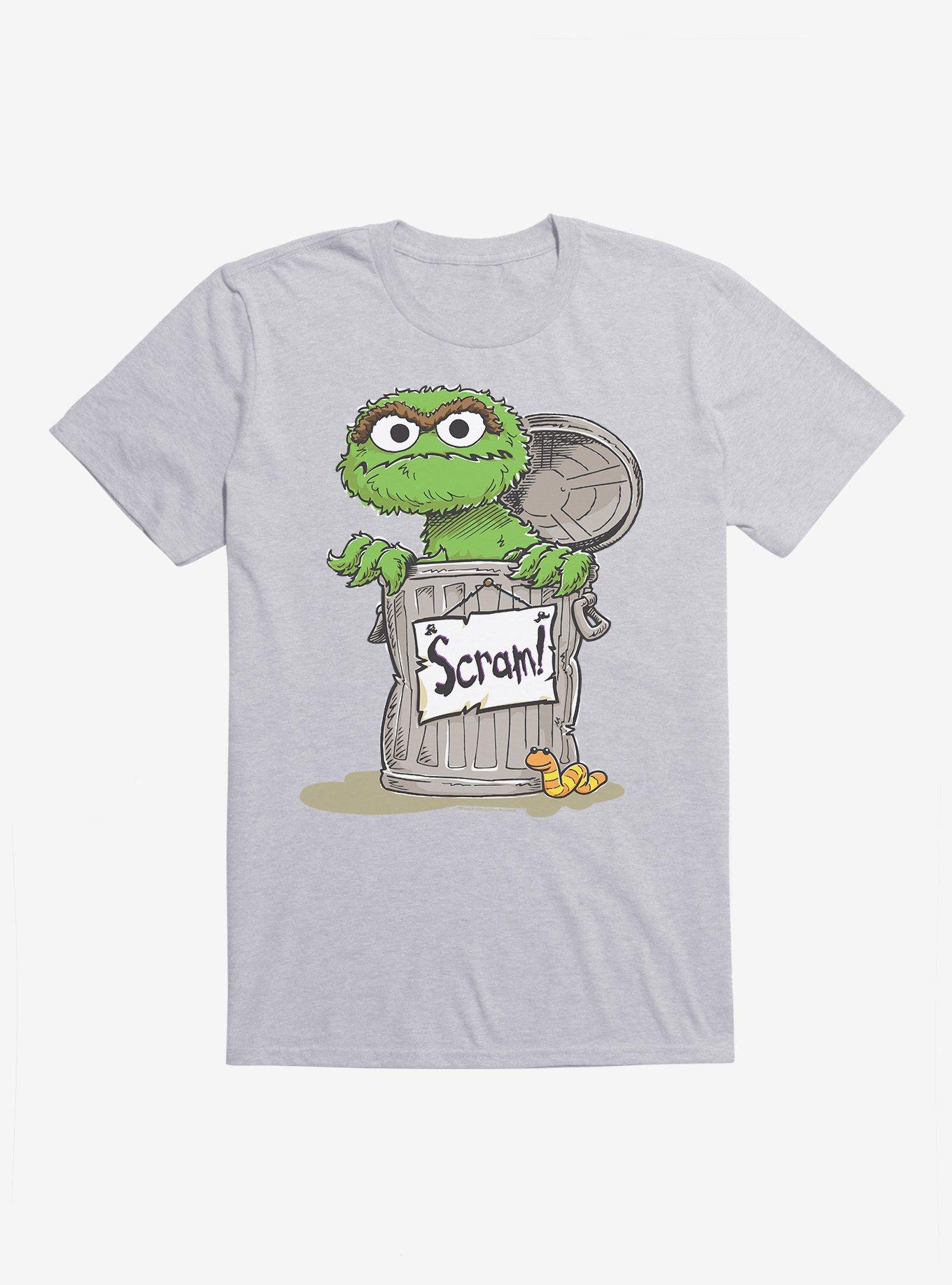 Sesame Street Oscar The Grouch Scram T-Shirt, , hi-res