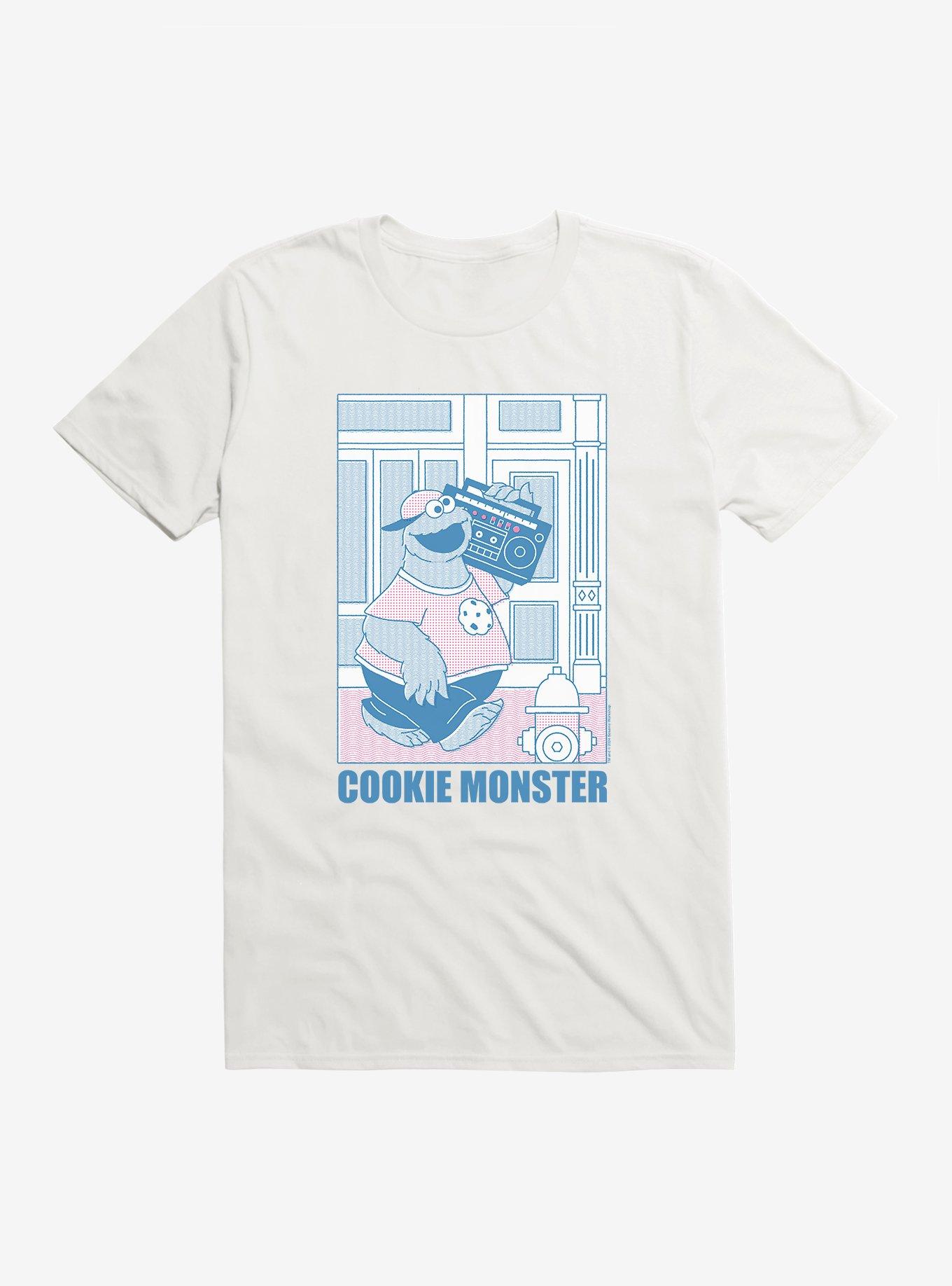 Sesame Street Cookie Monster Boombox T-Shirt, , hi-res