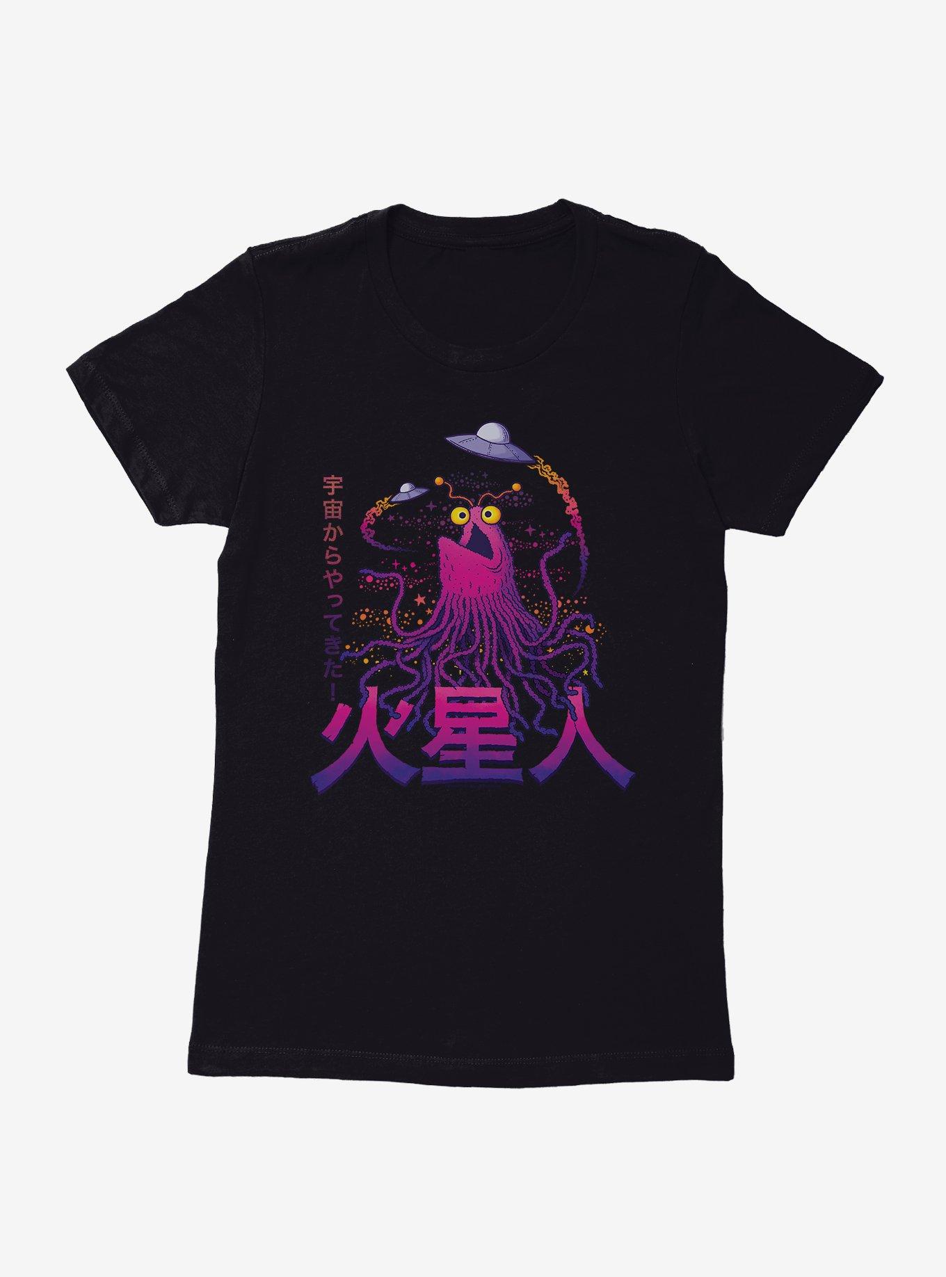 Sesame Street Yip-Yip Martian Kaiju Womens T-Shirt - BLACK