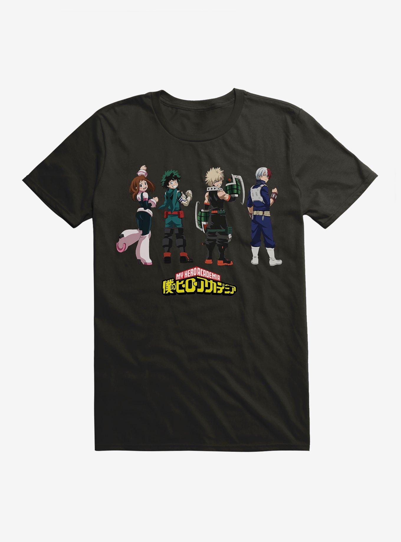 My Hero Academia Class 1A Quirk Suit T-Shirt, BLACK, hi-res