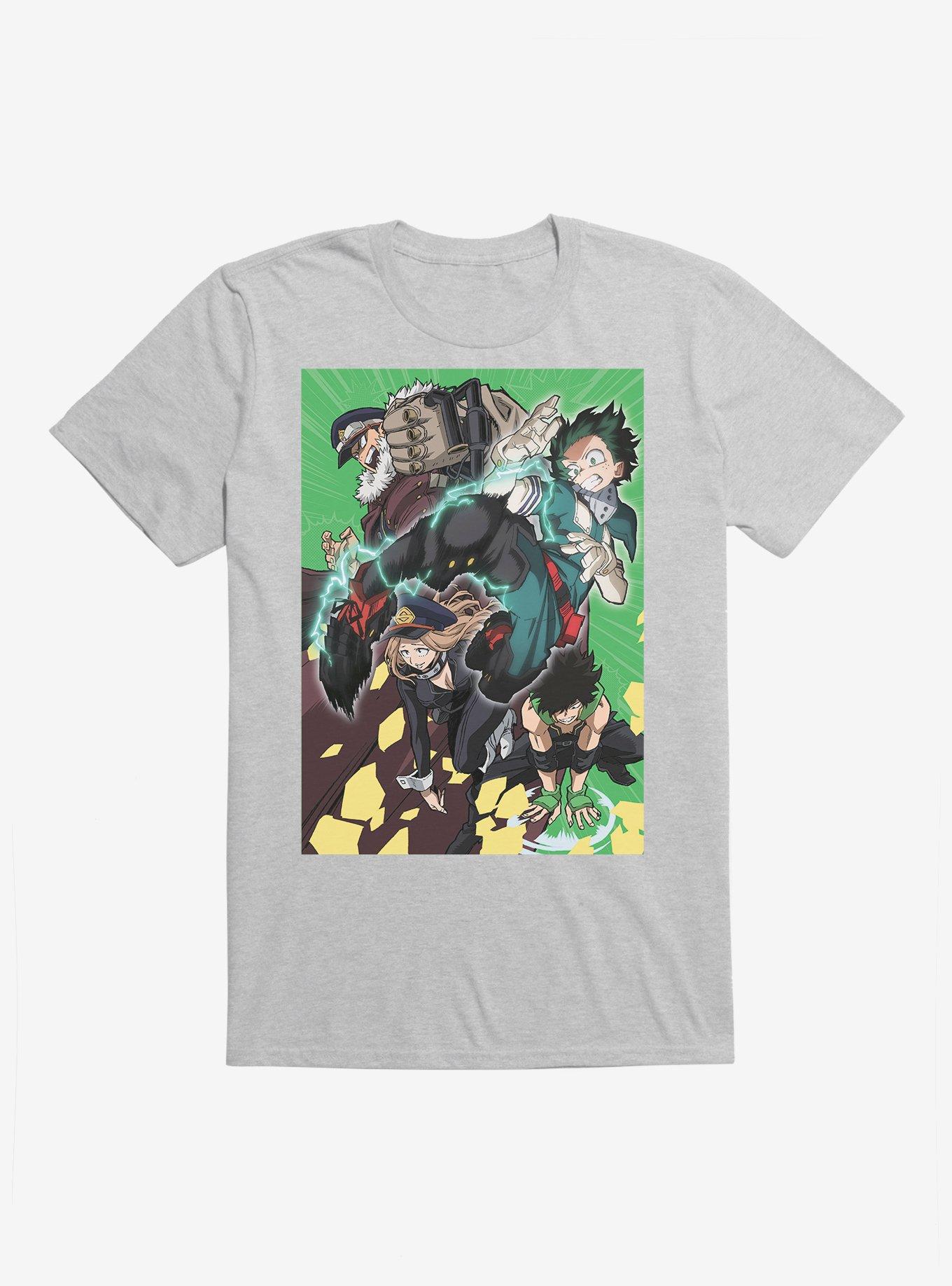 My Hero Academia Shiketsu High School T-Shirt, HEATHER GREY, hi-res