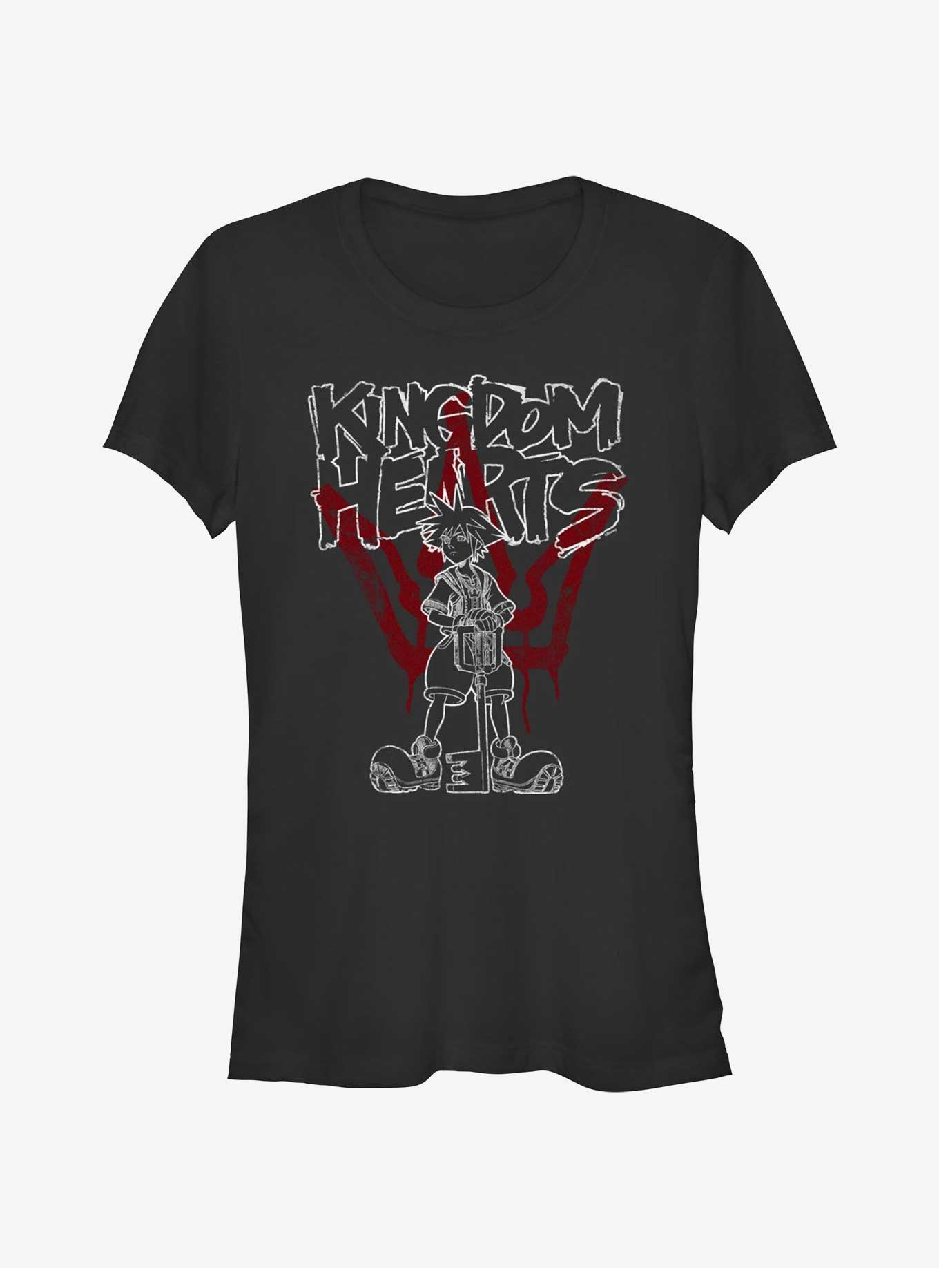 Disney Kingdom Hearts Crowned Hearts Girls T-Shirt, , hi-res