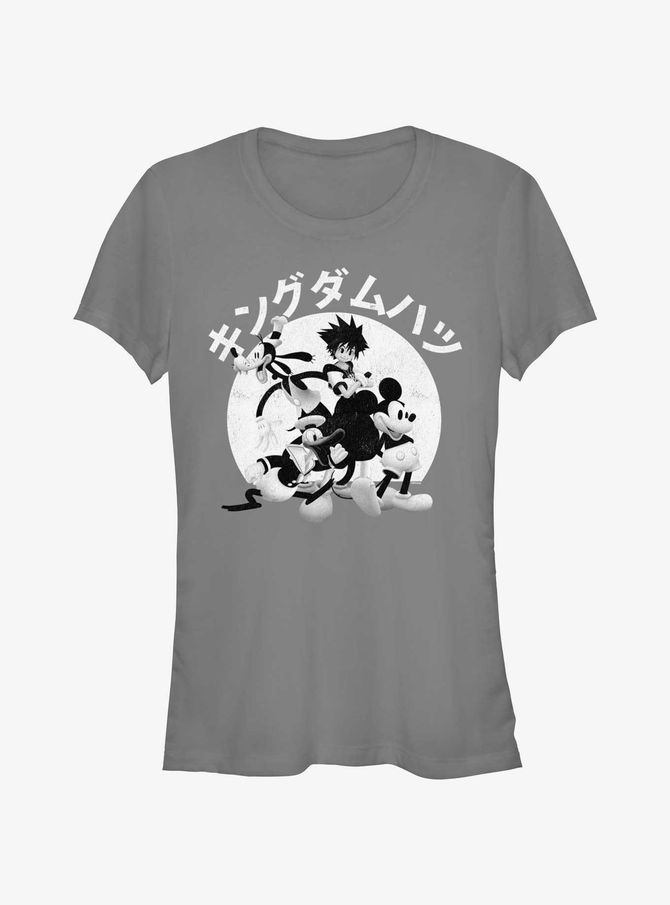 Disney Kingdom Hearts Classic Gang Girls T-Shirt, CHARCOAL, hi-res