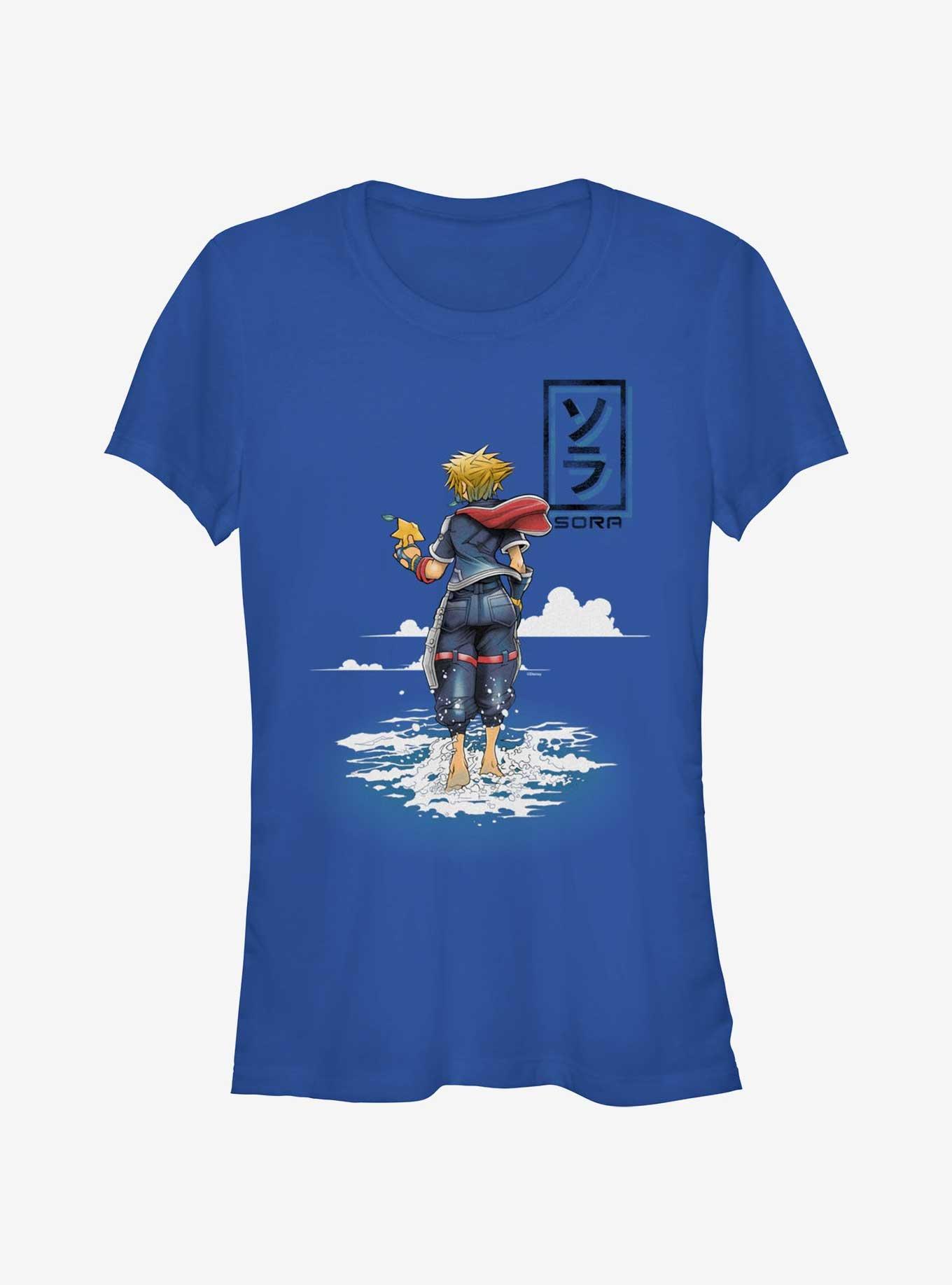 Disney Kingdom Hearts Sora Starfish Girls T-Shirt, ROYAL, hi-res