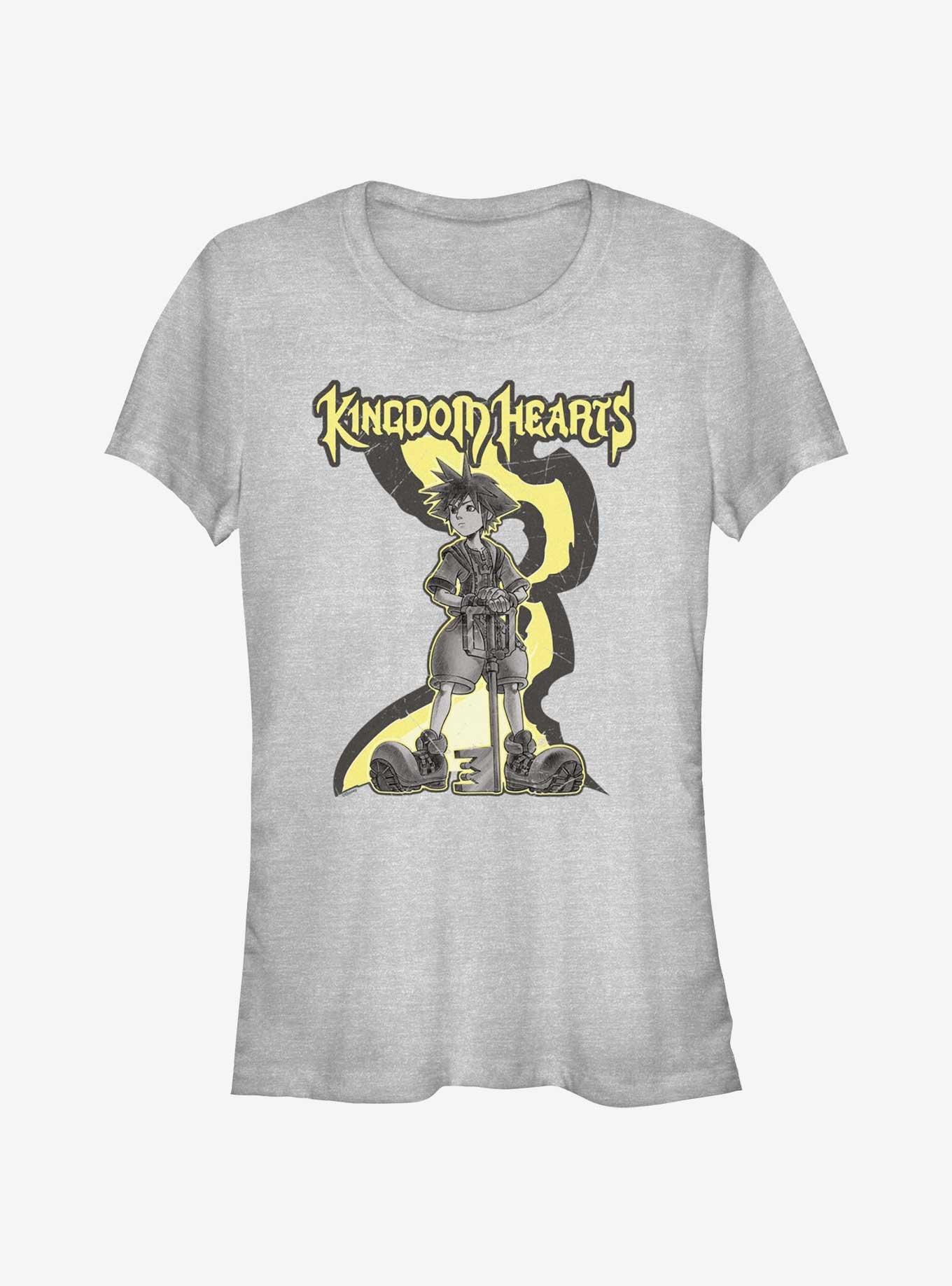 Disney Kingdom Hearts Sora Standing Girls T-Shirt, ATH HTR, hi-res