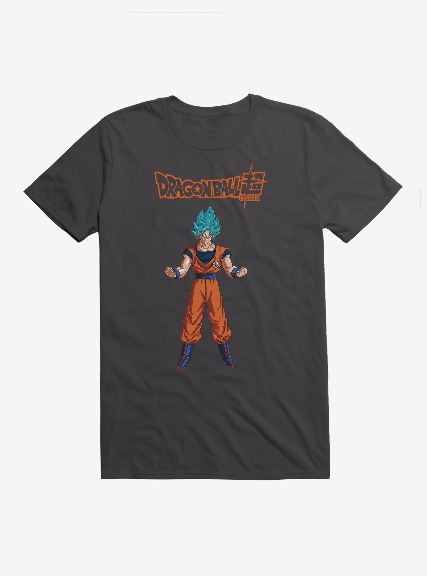 Dragon Ball Super Super Saiyan Blue Goku Extra Soft T-Shirt, HEAVY METAL, hi-res