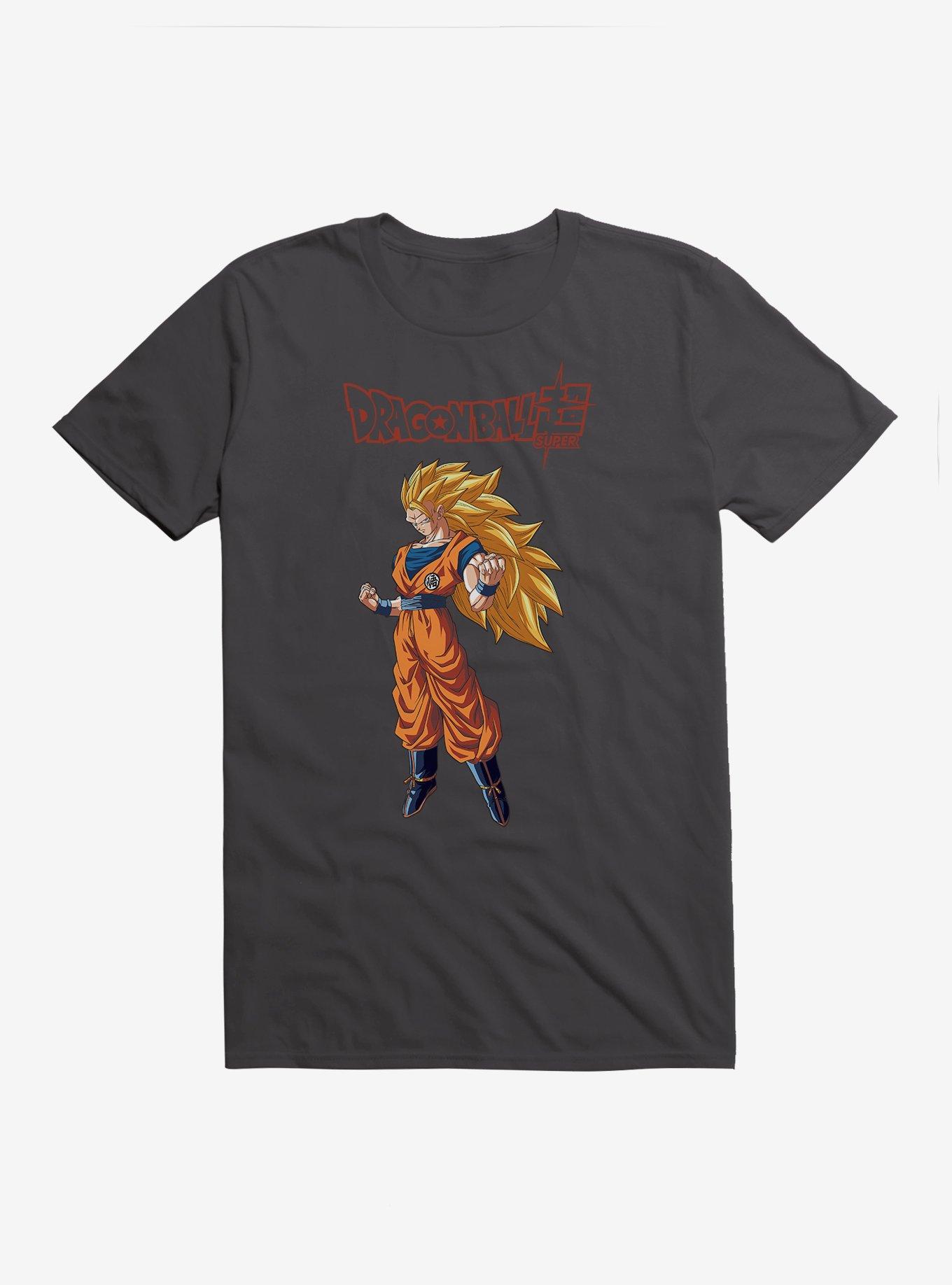 Dragon Ball Super Super Saiyan 3 Goku Extra Soft T-Shirt, HEAVY METAL, hi-res