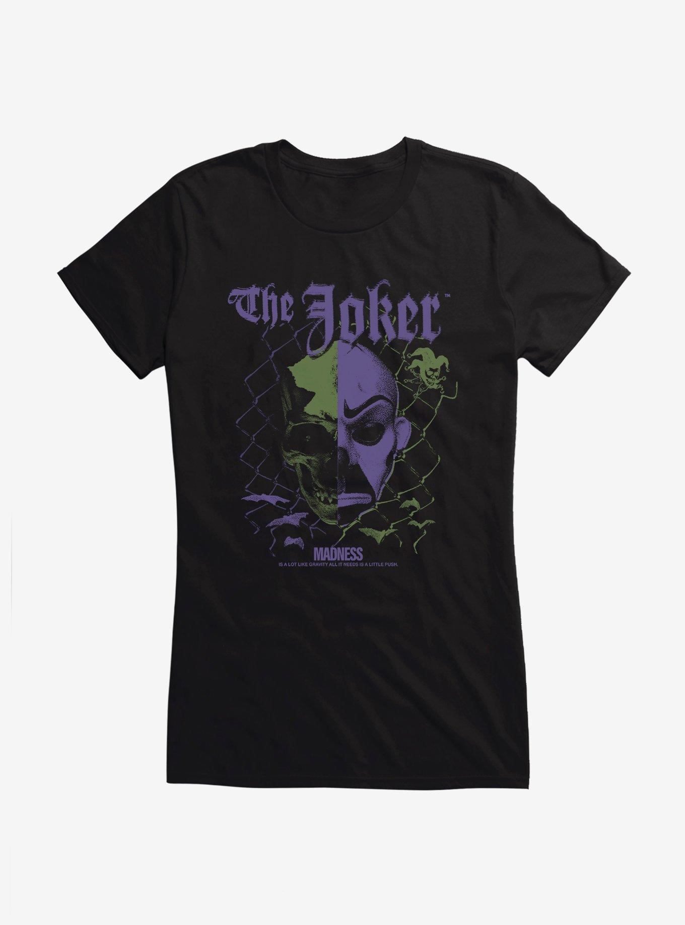 Batman The Joker Madness Is Like Gravity Girls T-Shirt, , hi-res