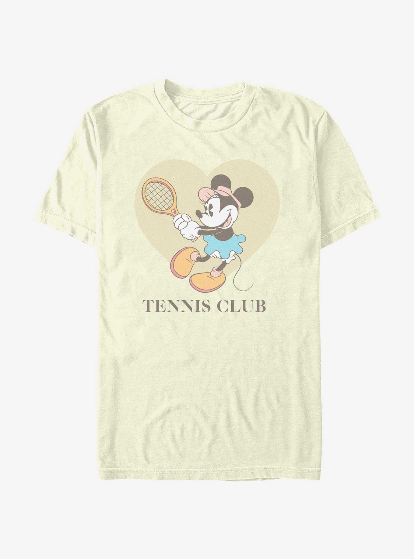 Disney Minnie Mouse Minnie's Tennis Club T-Shirt, NATURAL, hi-res