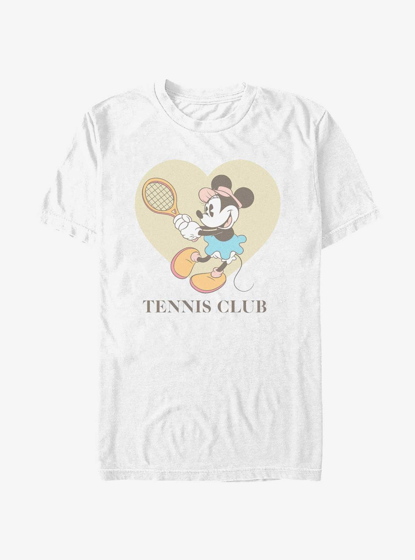 Disney Minnie Mouse Minnie's Tennis Club T-Shirt, WHITE, hi-res