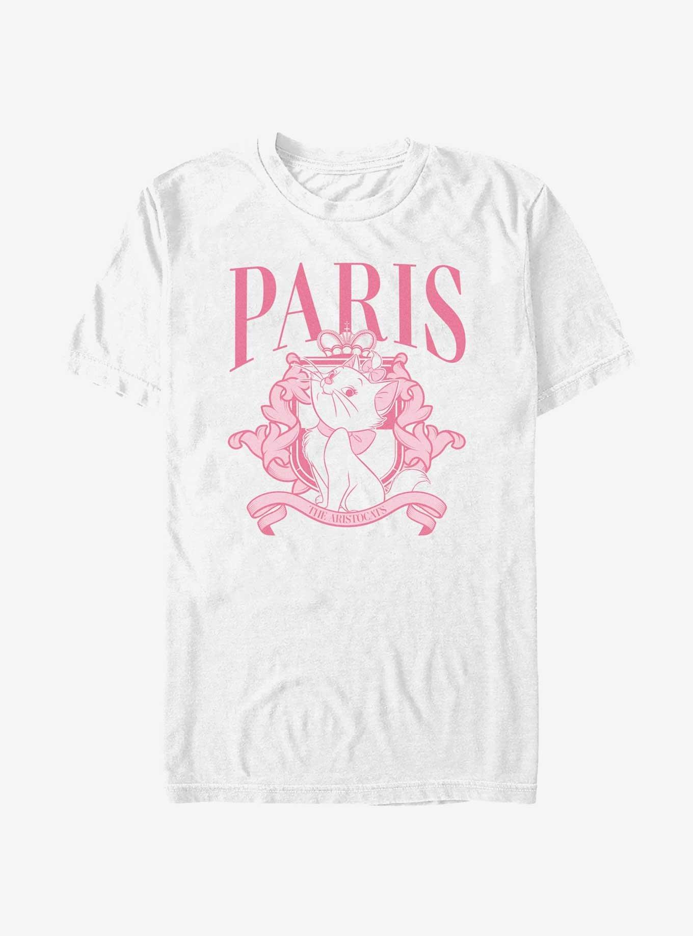Disney The AristoCats Paris Marie Collegiate T-Shirt, WHITE, hi-res
