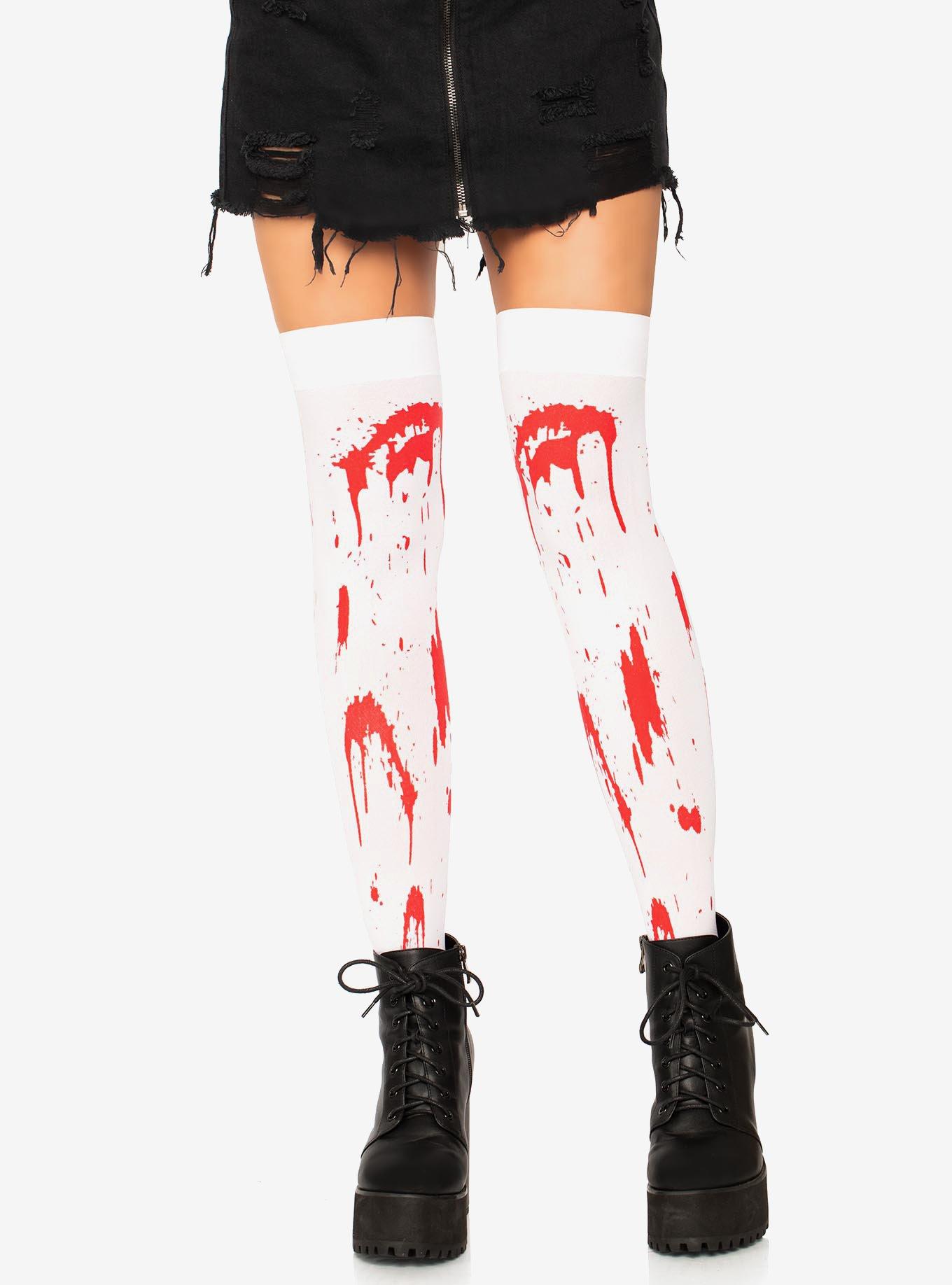 Bloody Zombie Thigh Highs