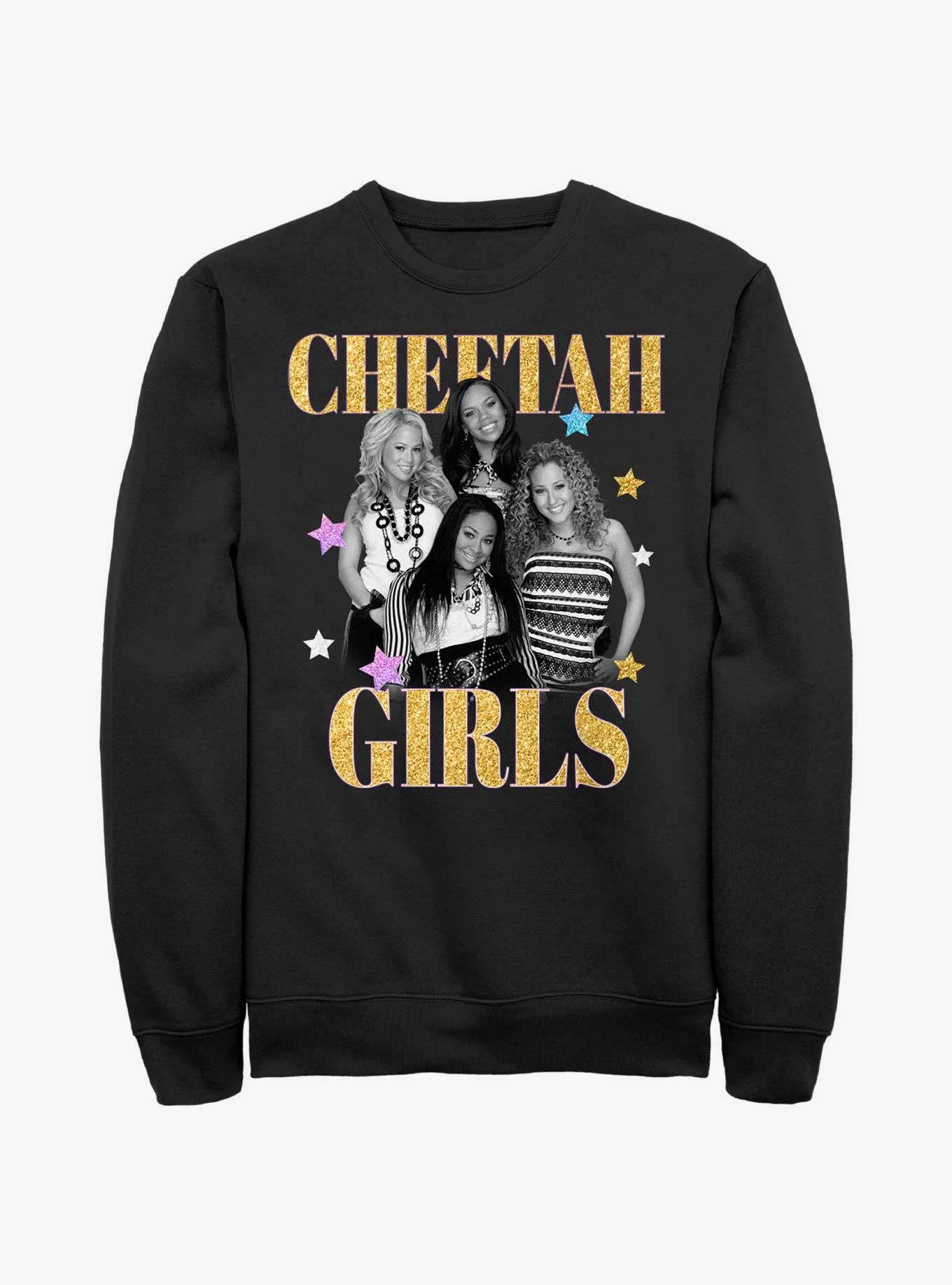 Disney Channel The Cheetah Girls Group Shot Sweatshirt, BLACK, hi-res